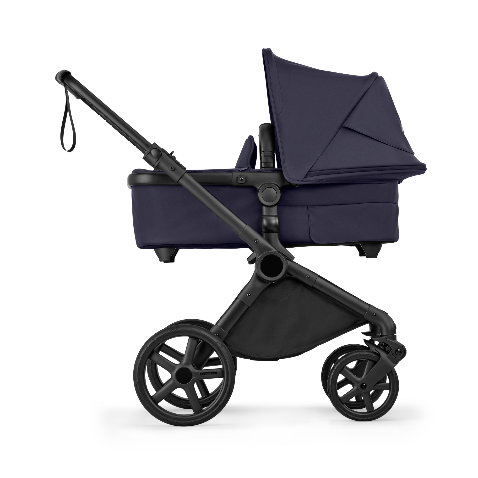 Kombi-Kinderwagen, bugaboo, Blau – Besonderheit: ergonomischer, wendbarer und verstellbarer gepolsterter Sitz