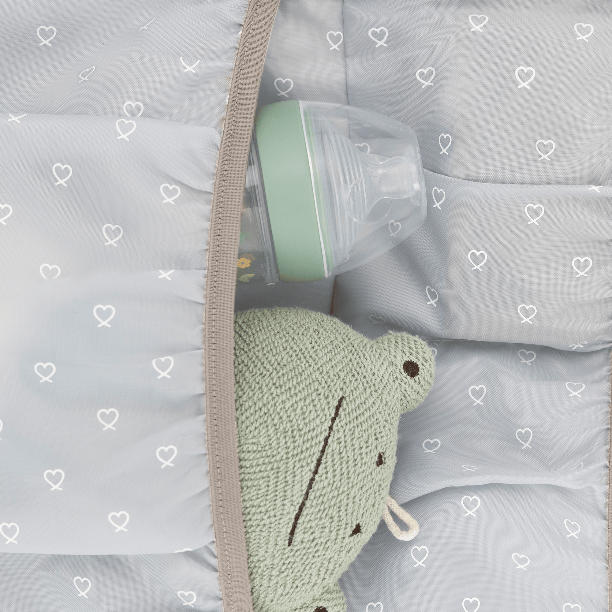 Wickelrucksäcke, ELSA & EMIL, Beige – Produktansicht