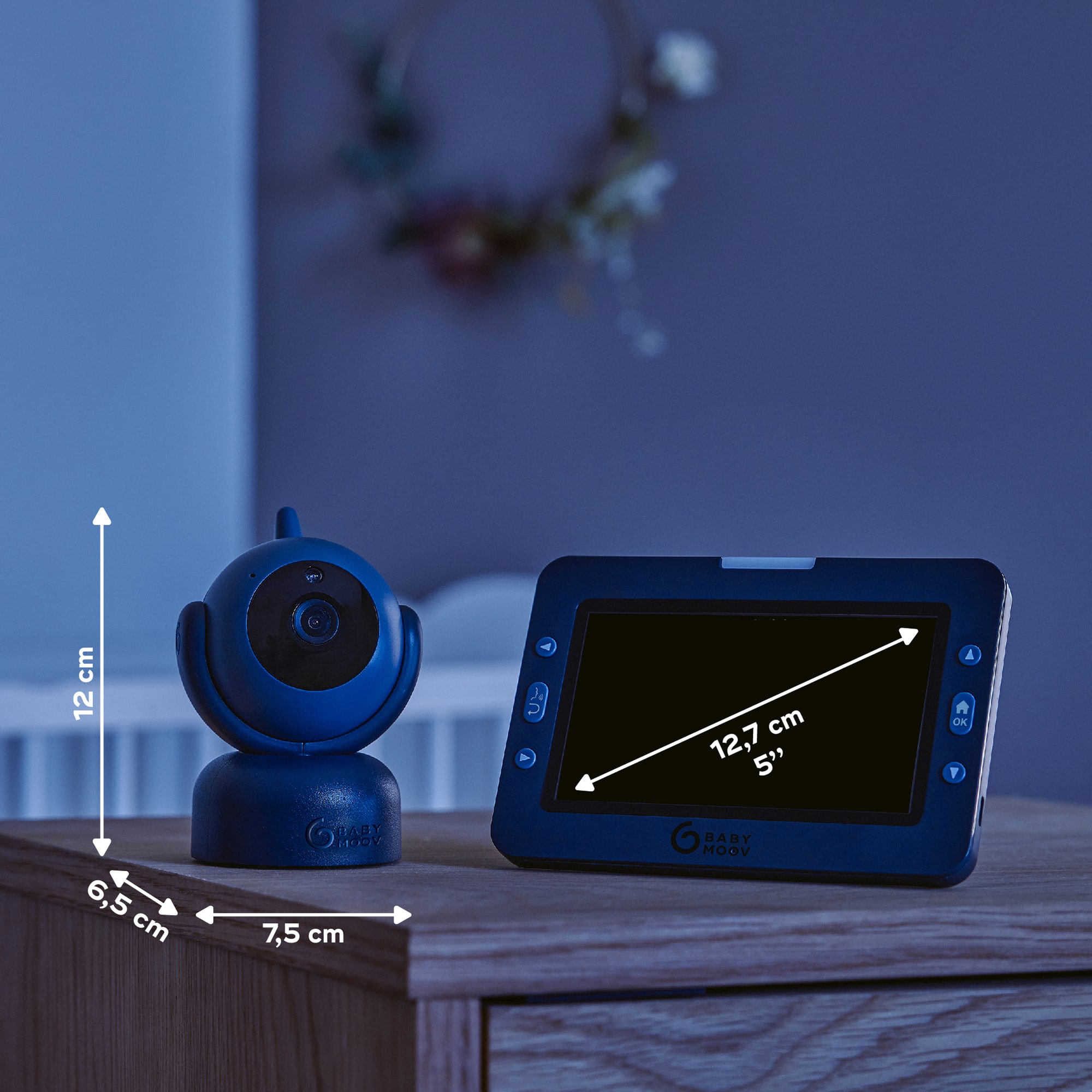 Video Babyphone, babymoov, Blau – Produktansicht