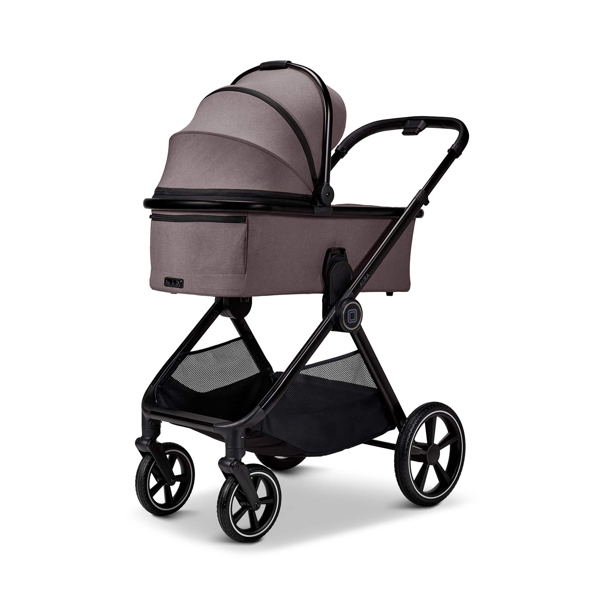 Kombi-Kinderwagen, MOON, Braun – Produktansicht