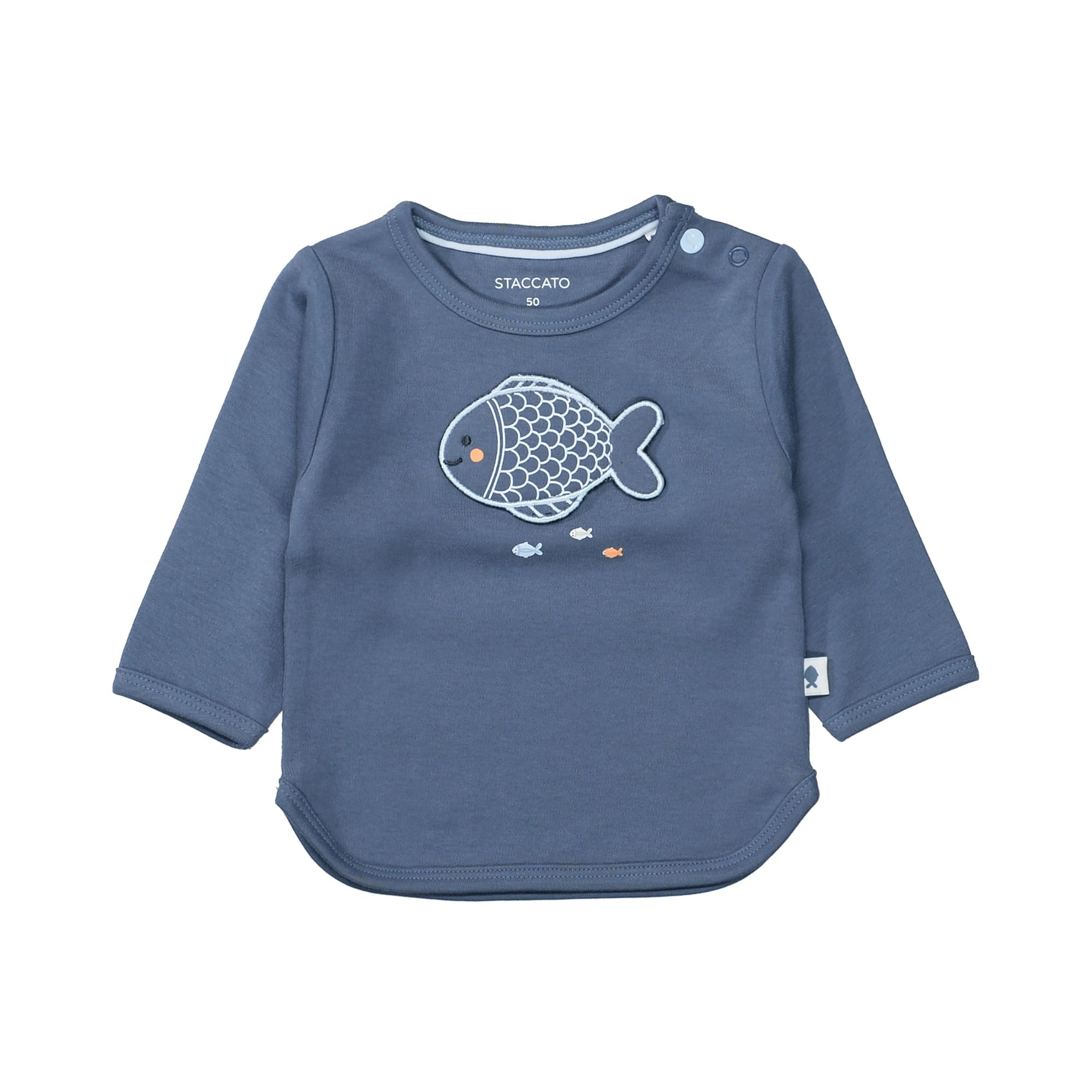 Langarmshirts, STACCATO, Blau – Produktansicht