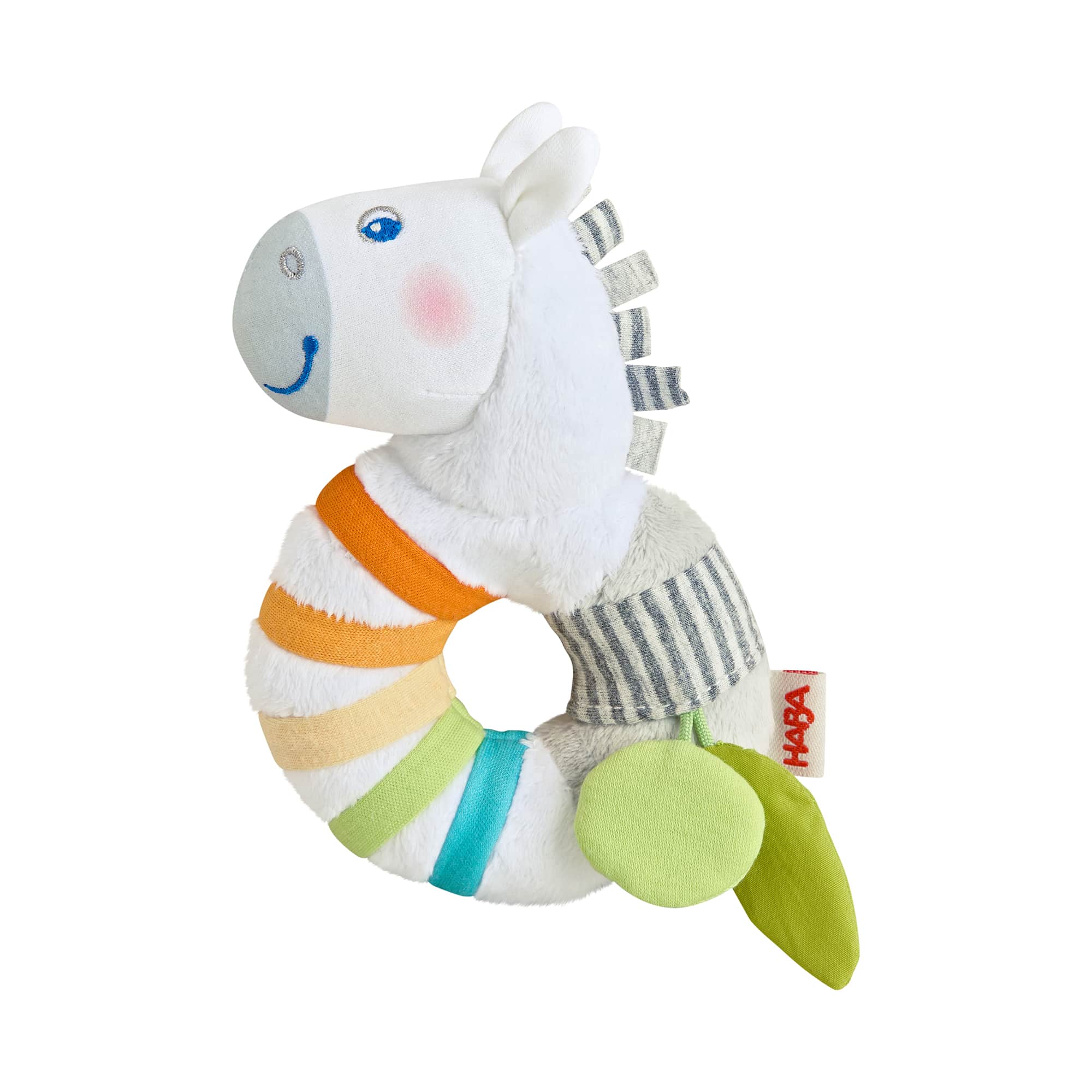 Rasseln & Greiflinge, HABA, Weiß – Besonderheit: Stoffspielzeug für Babys ab ca. 6 Monaten