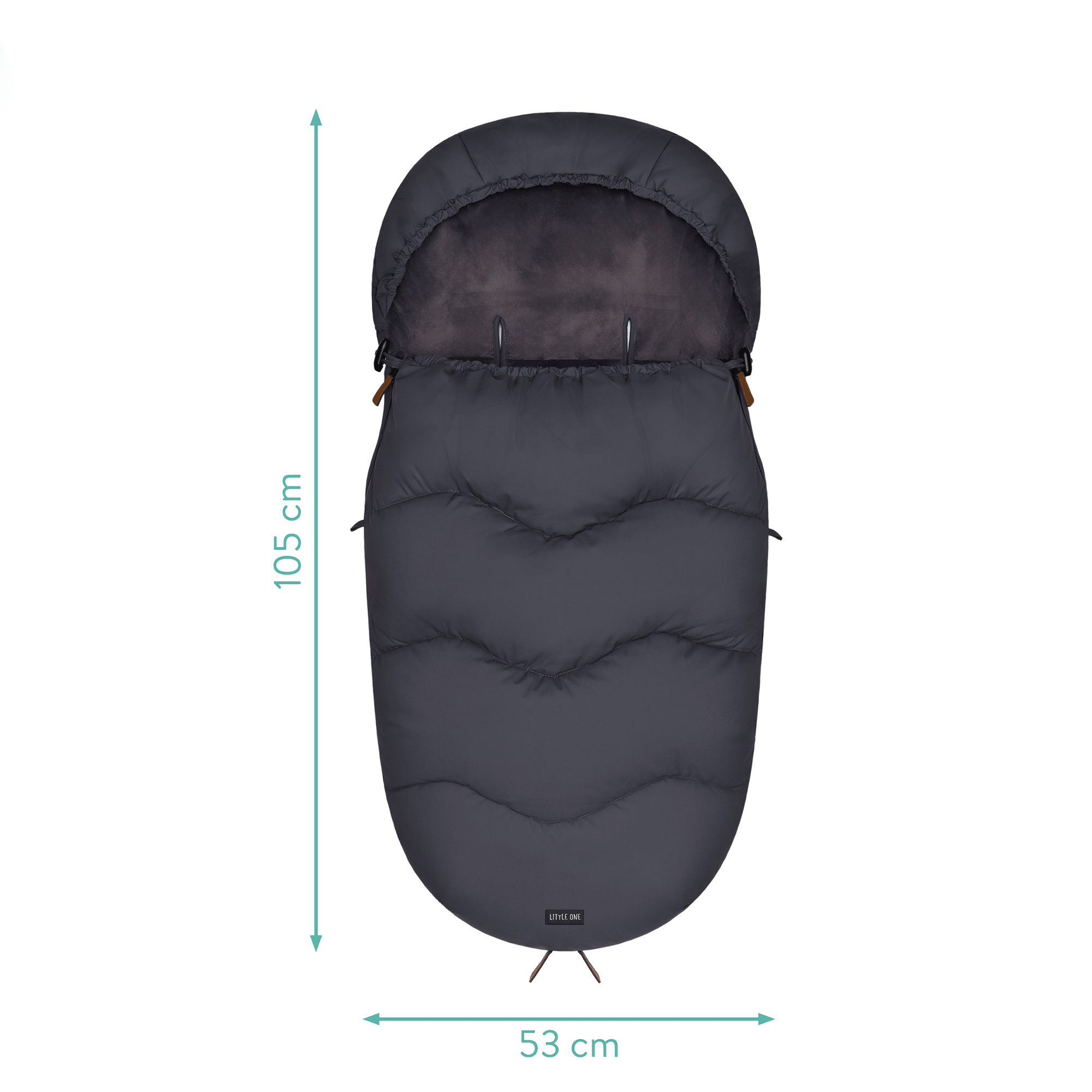 Fußsäcke & Decken, LITTLE ONE, Grau – Produktansicht