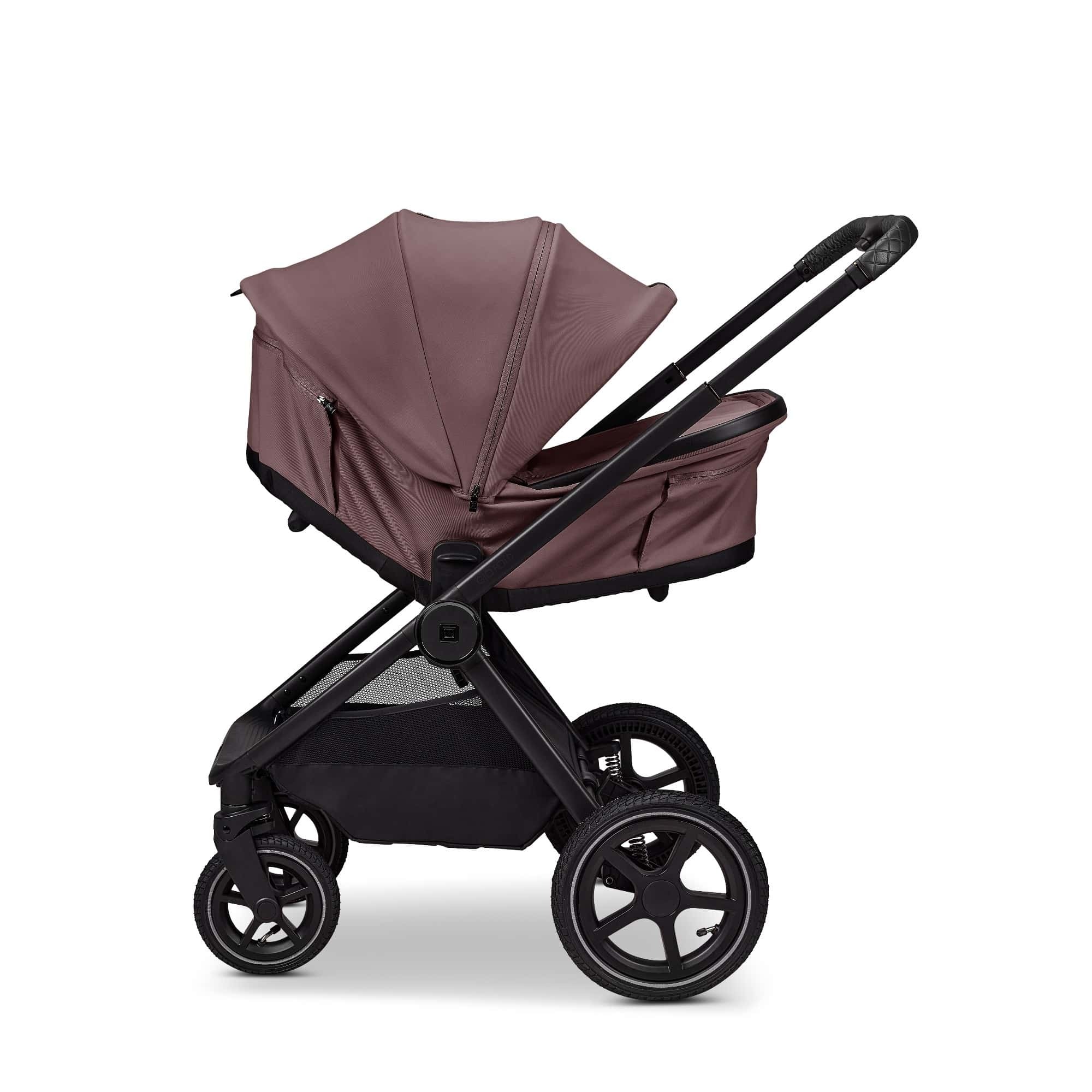 Kombi-Kinderwagen, MOON, Braun – Produktansicht