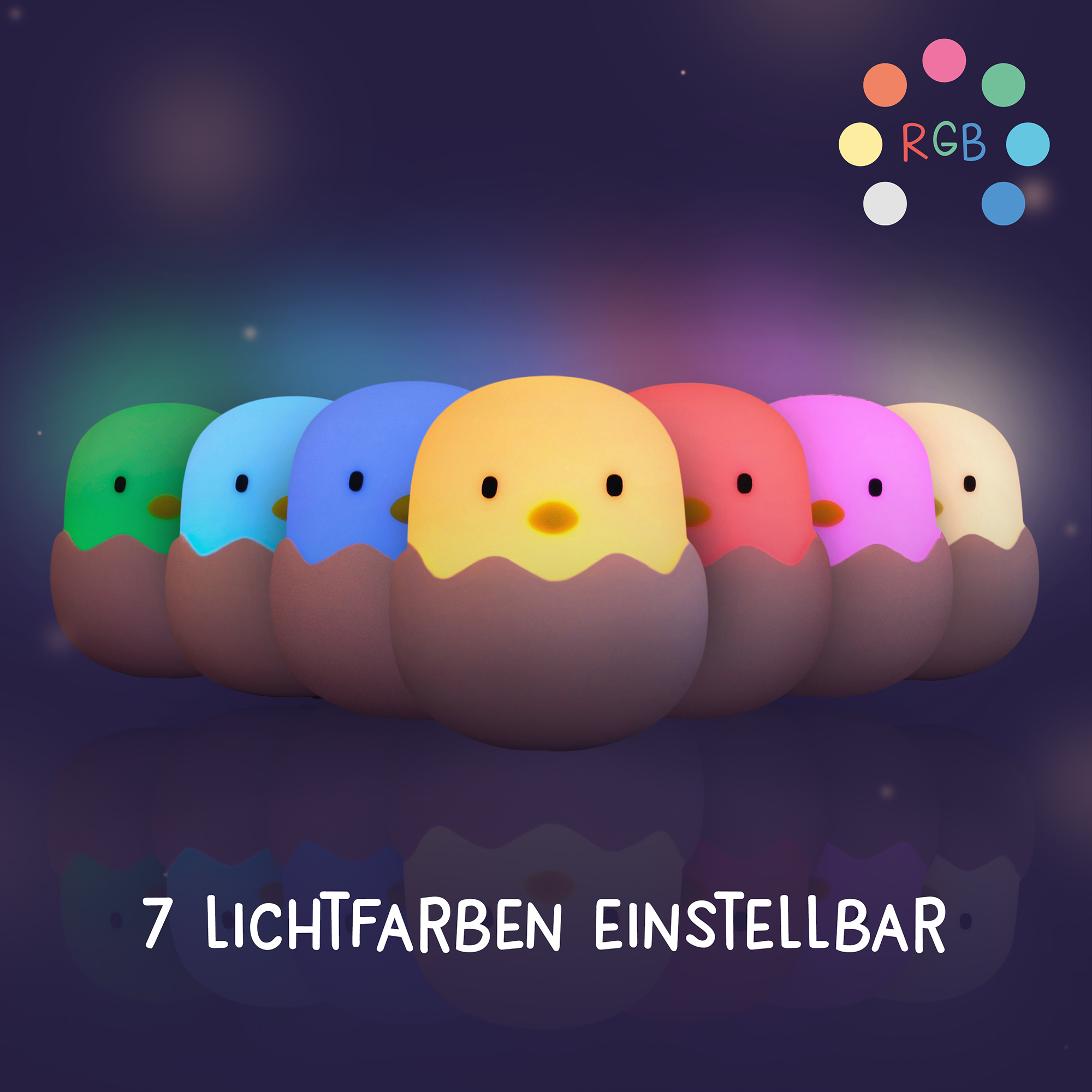 Nachtlichter, MegaLight, Beige – Produktansicht
