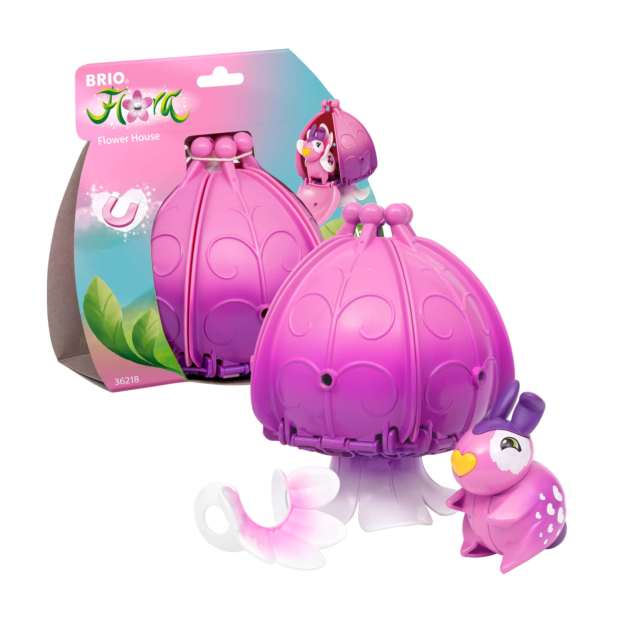 Spielfiguren, Ravensburger, Pink – Besonderheit: inklusive Flora-Figur Heather, Blumenhaus, Blume, Blumenkragen