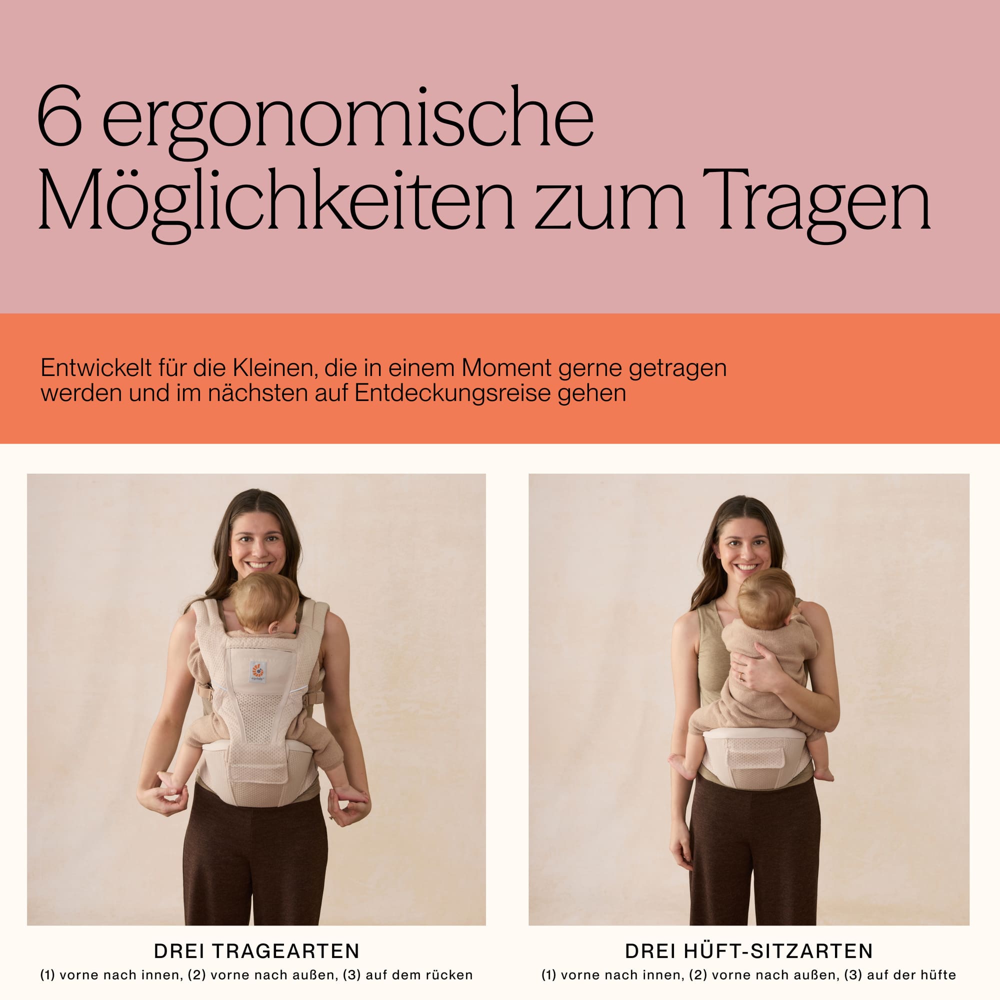 Hüfttragen, ERGObaby, Blau – Produktansicht