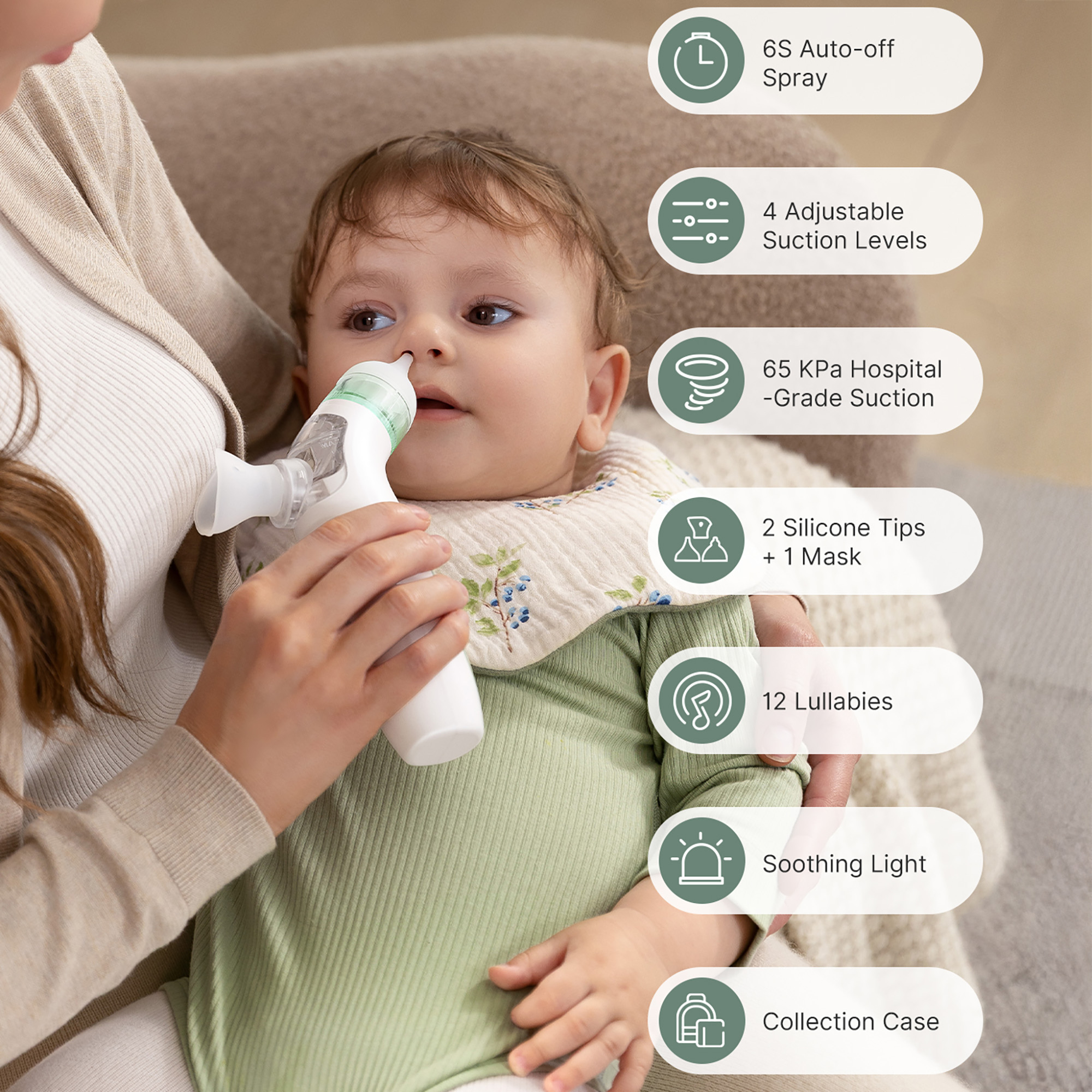 Nasensauger, momcozy, Transparent – Produktansicht