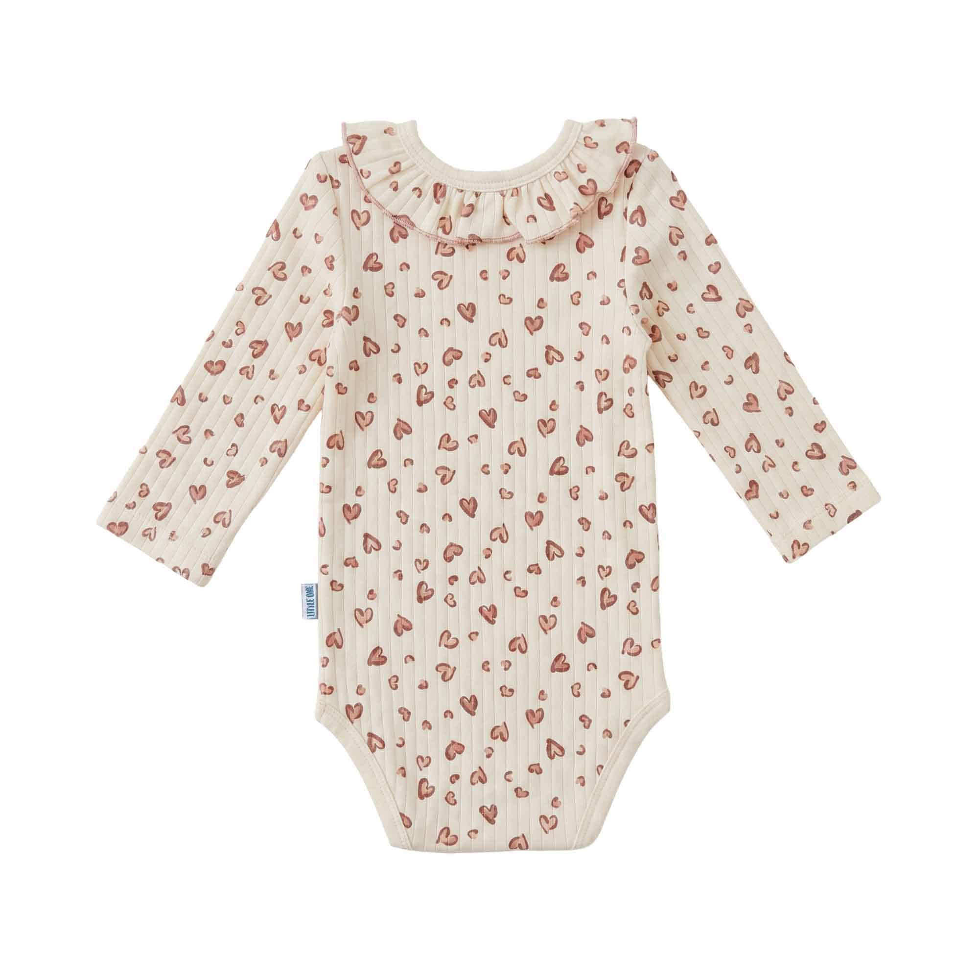 Langarmbodys, LITTLE ONE, Beige – Produktansicht