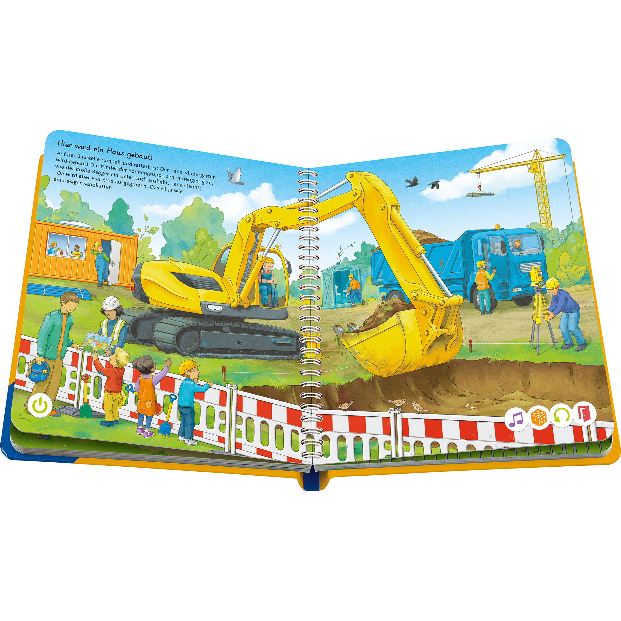 tiptoi® Mein Wörter-Bilderbuch Baustelle Ravensburger 2000584868308 2