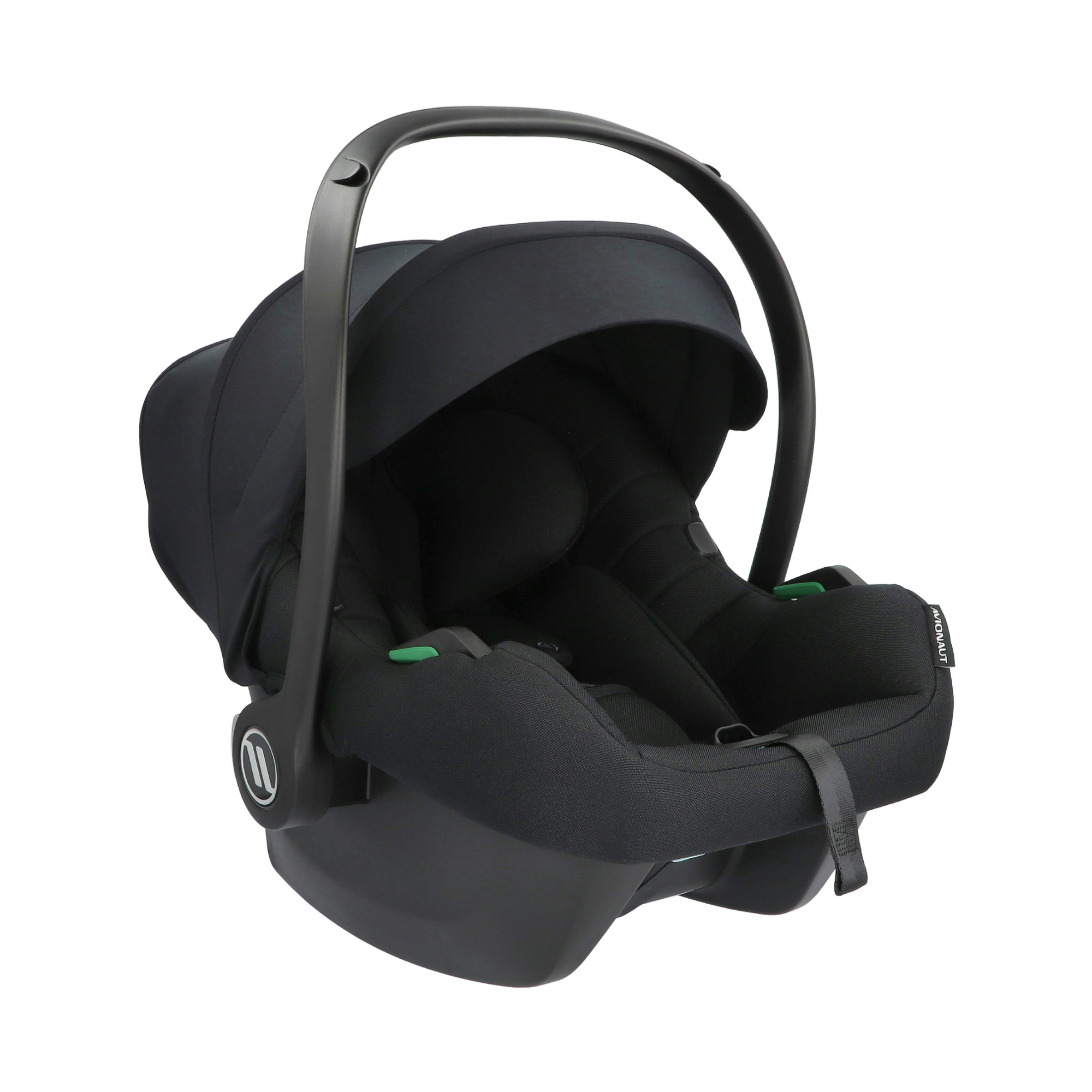 Babyschalen 0-13 kg, Gruppe 0+, AVIONAUT, Schwarz – Produktansicht