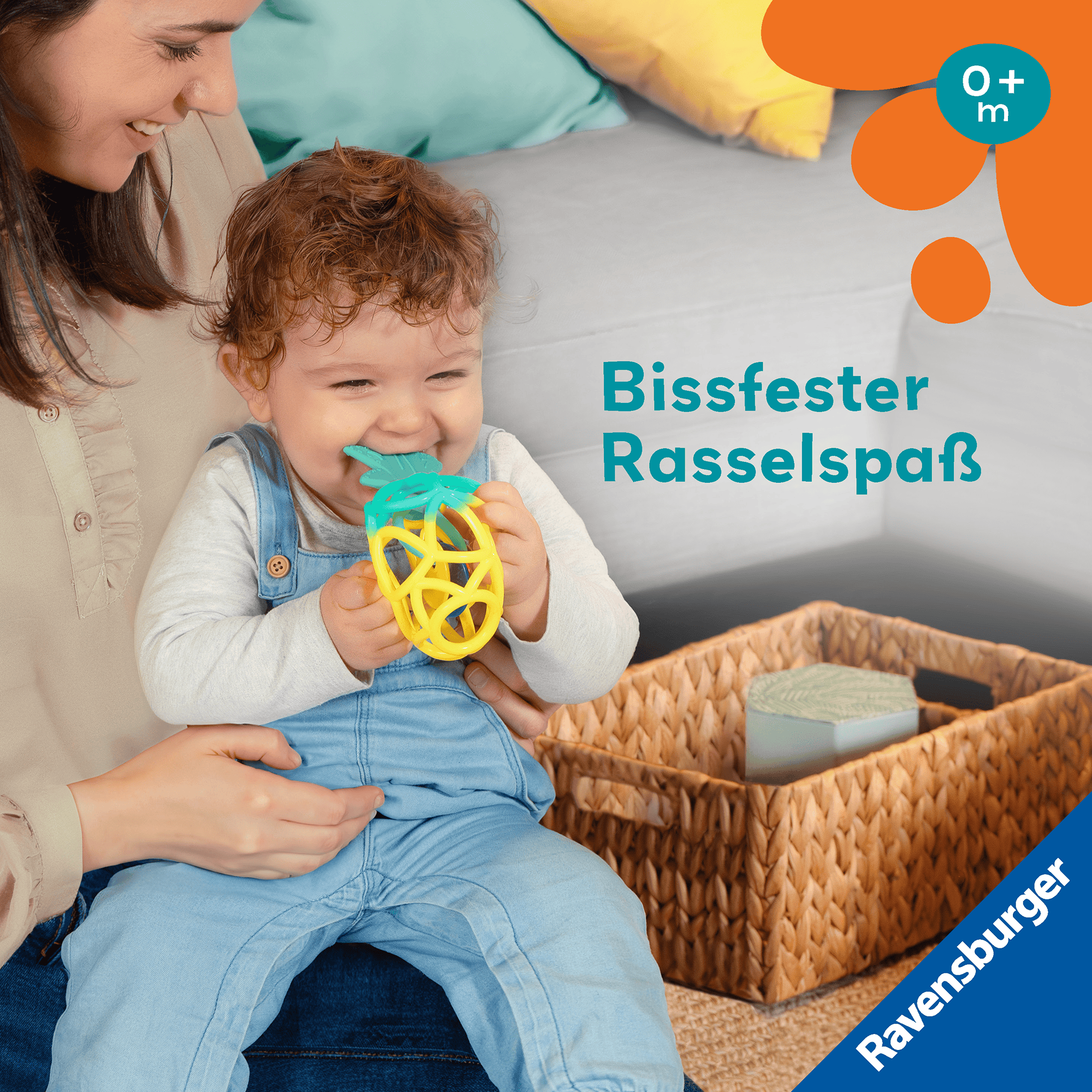 Rasseln & Greiflinge, Ravensburger, Gelb – Besonderheit: fördert die Sinne deines Babys