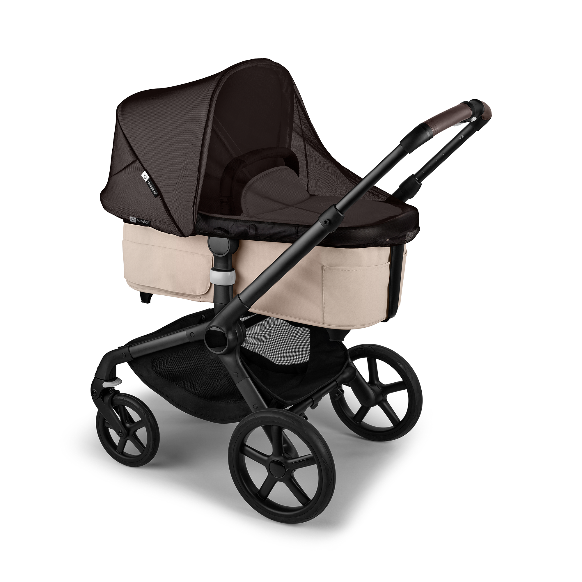 Sonnen- & Insektenschutz Kinderwagen, bugaboo, Transparent – Besonderheit: hält Mücken, Wespen und andere Insekten zuverlässig fern