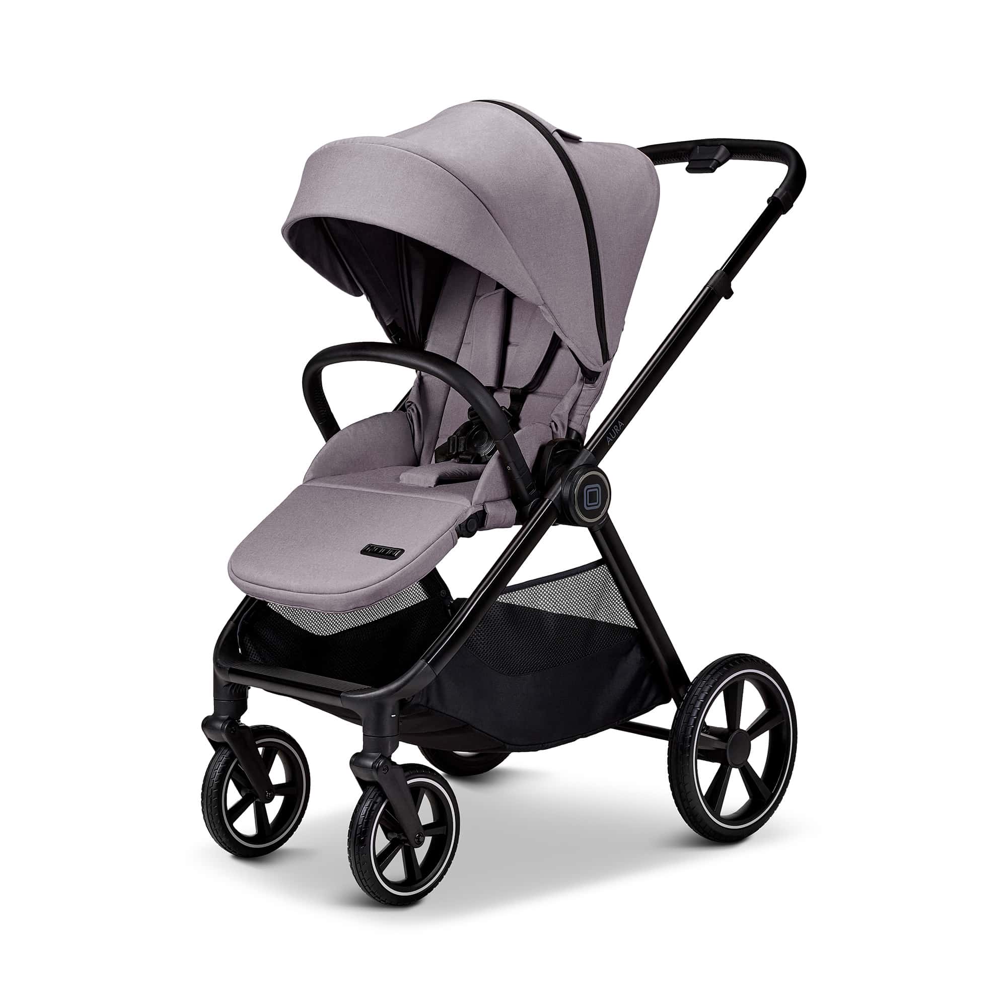 Kombi-Kinderwagen, MOON, Grau – Produktansicht