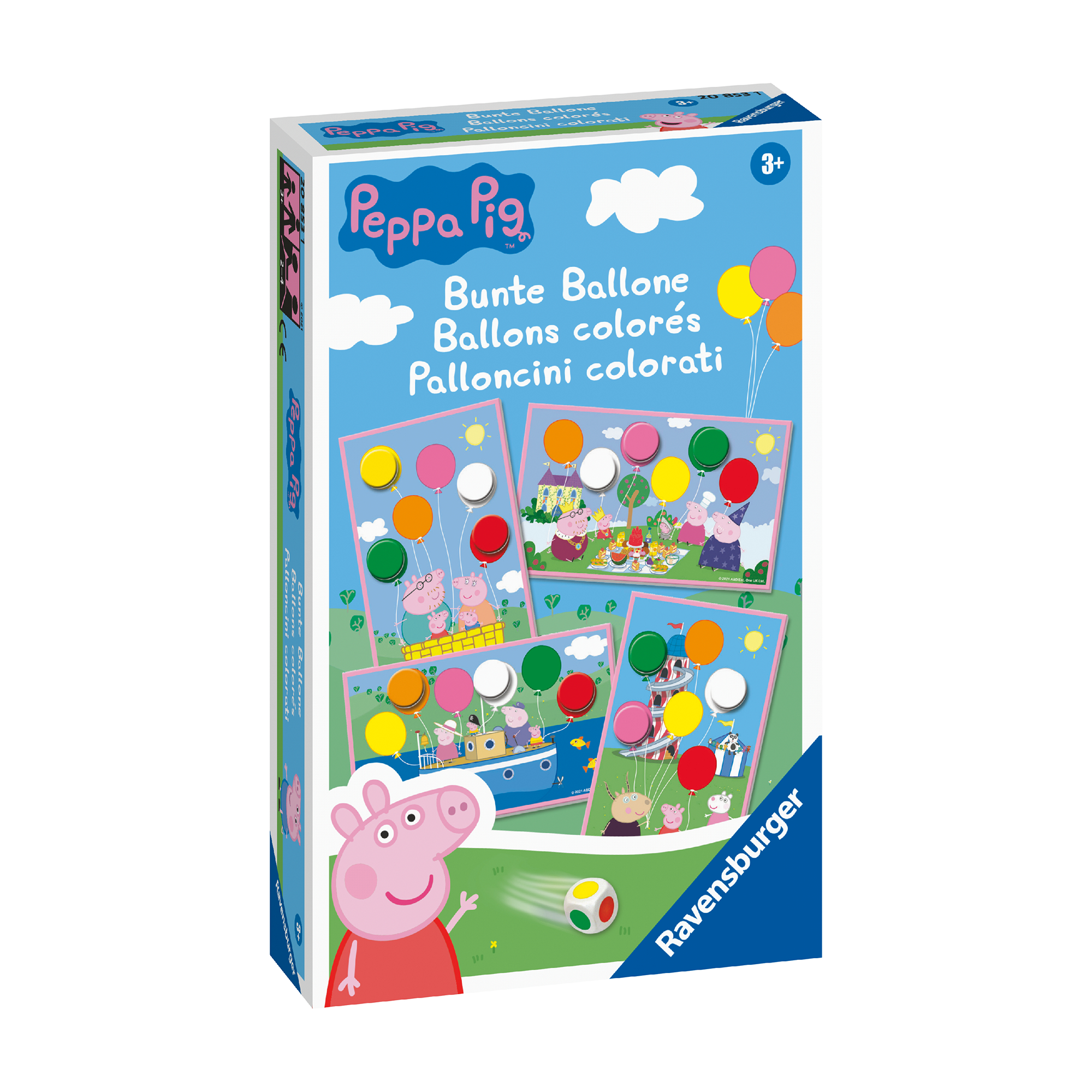 Kinderspiele, Ravensburger, Mehrfarbig – Besonderheit: Farbwürfelspiel für Kinder ab ca. 3 Jahren