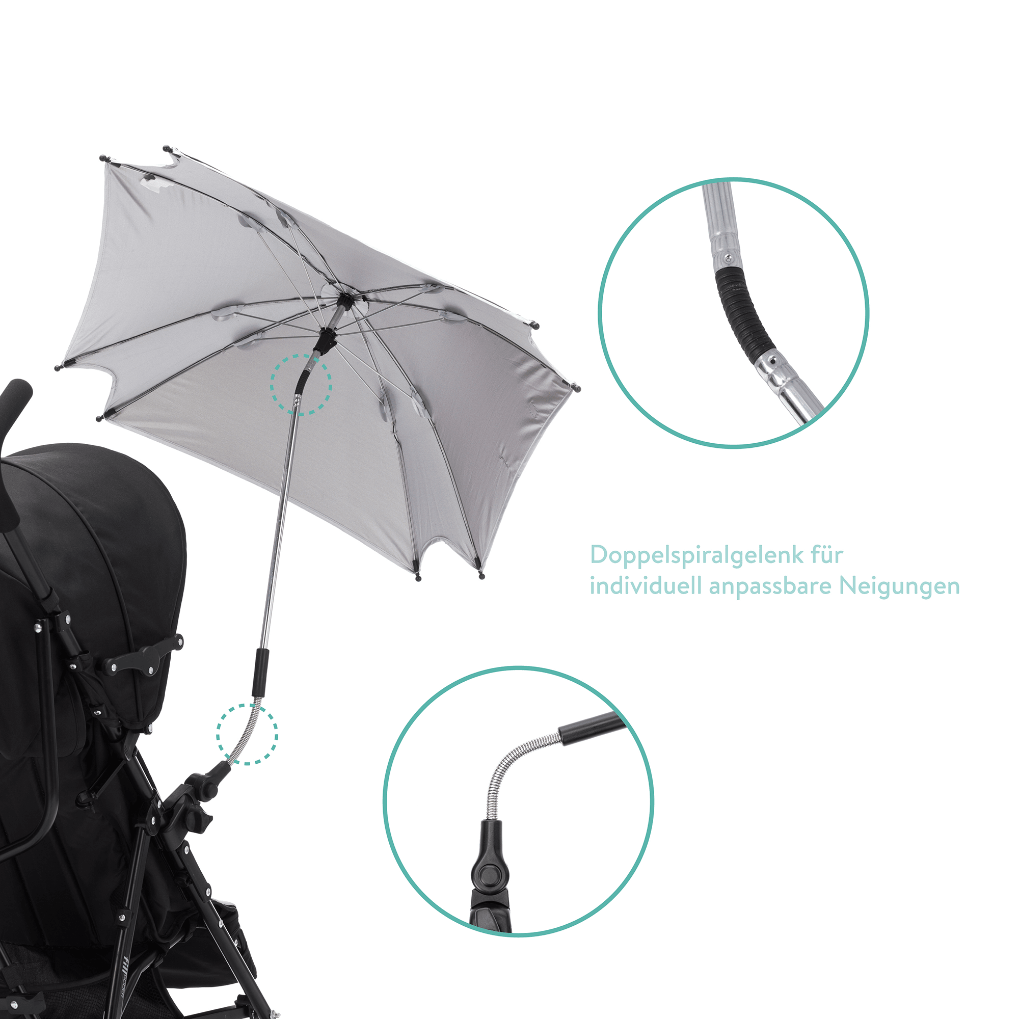 Sonnen- & Insektenschutz Kinderwagen, B.O. StartKlar – Produktansicht