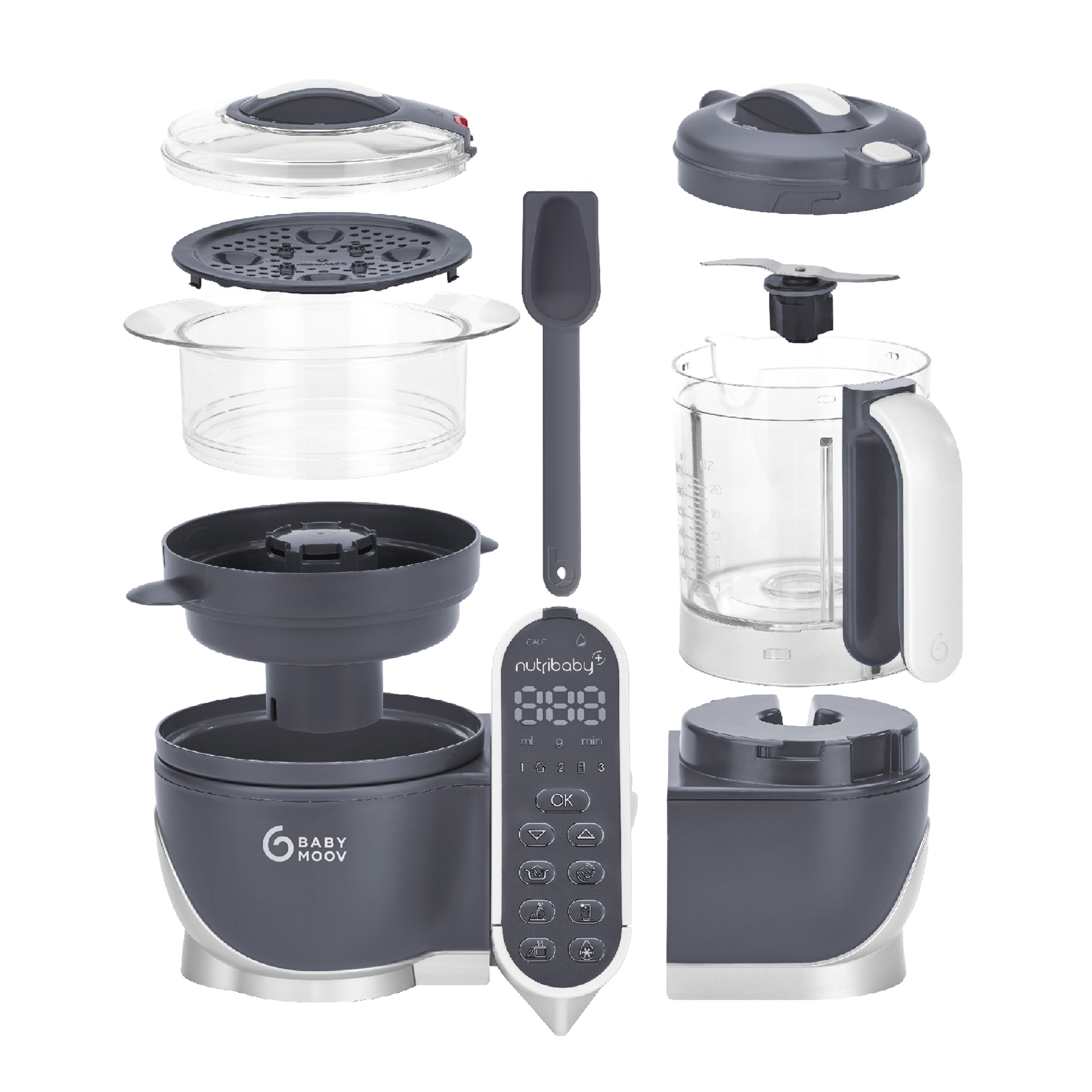 Babykostwärmer, babymoov, Grau – Produktansicht