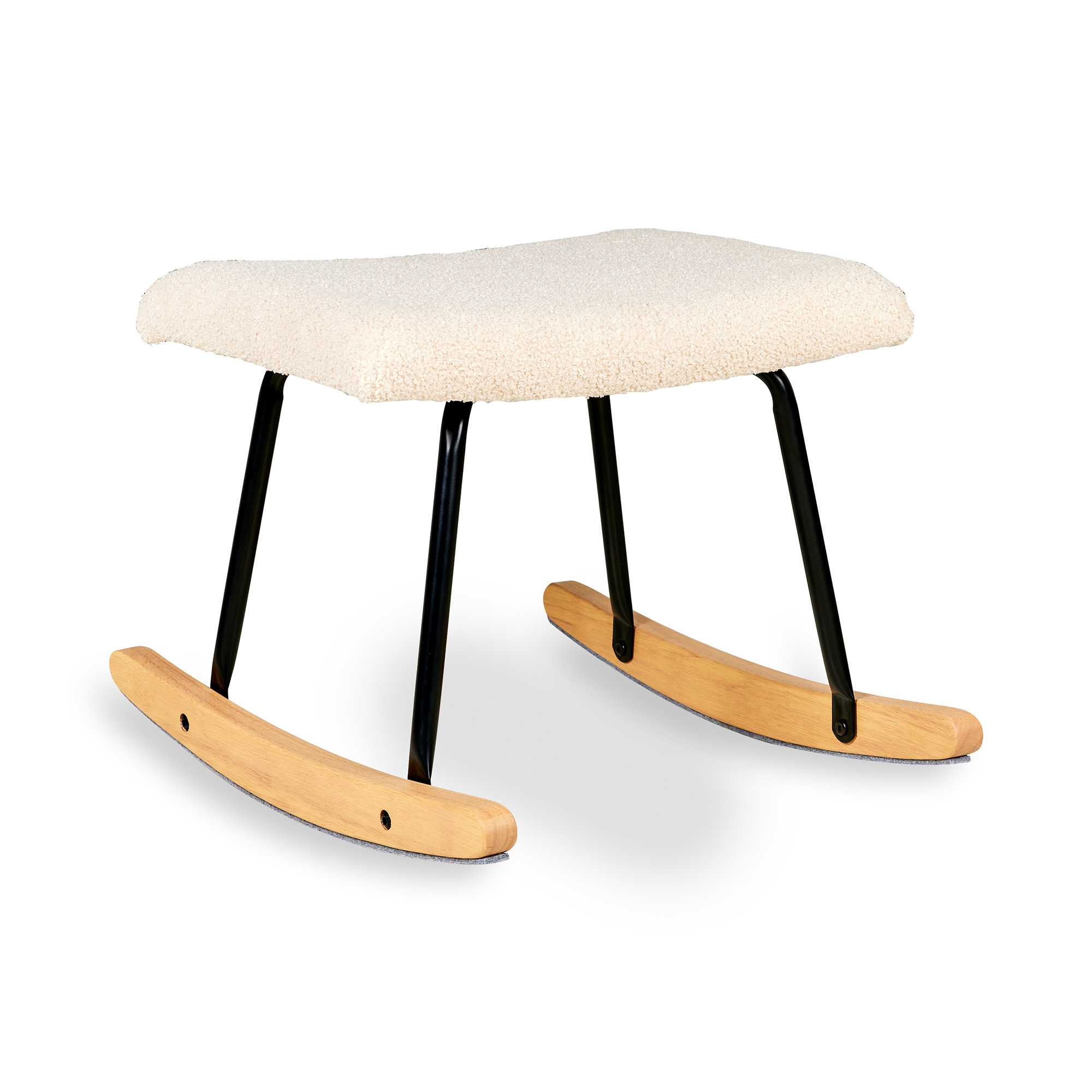 Tritthocker, Quax, Beige – Besonderheit: ergänzt perfekt den Quax Rocking Chair Basic oder Rocking Chair Nordic