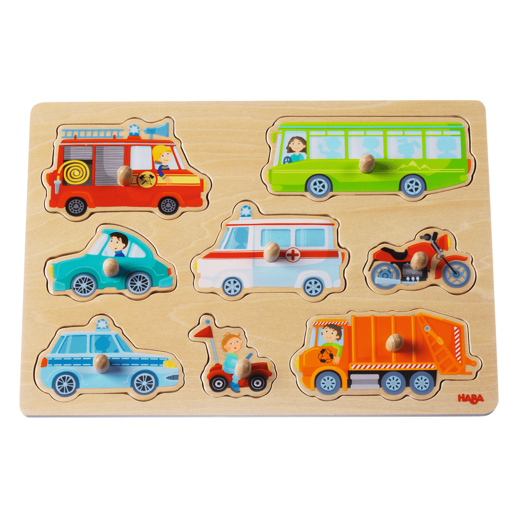 Holzpuzzle, HABA, Mehrfarbig – Produktansicht
