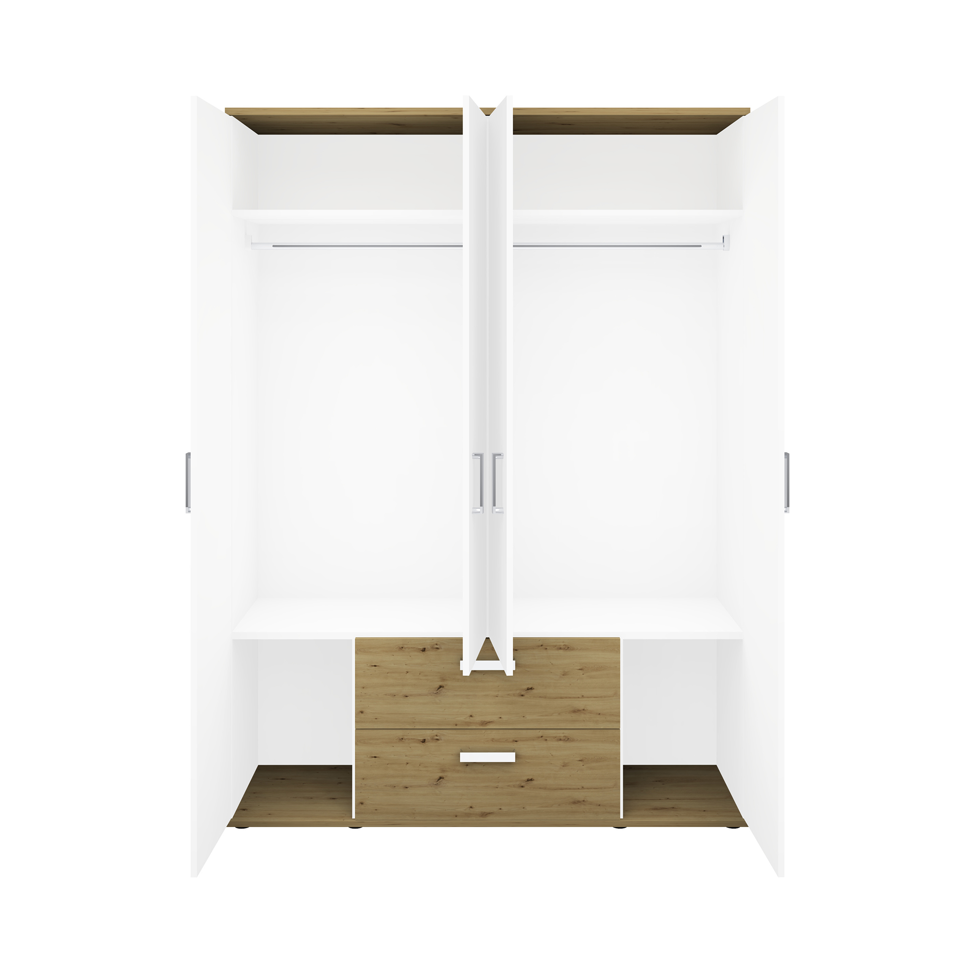 Kleiderschränke, Mäusbacher, Weiß – Produktansicht