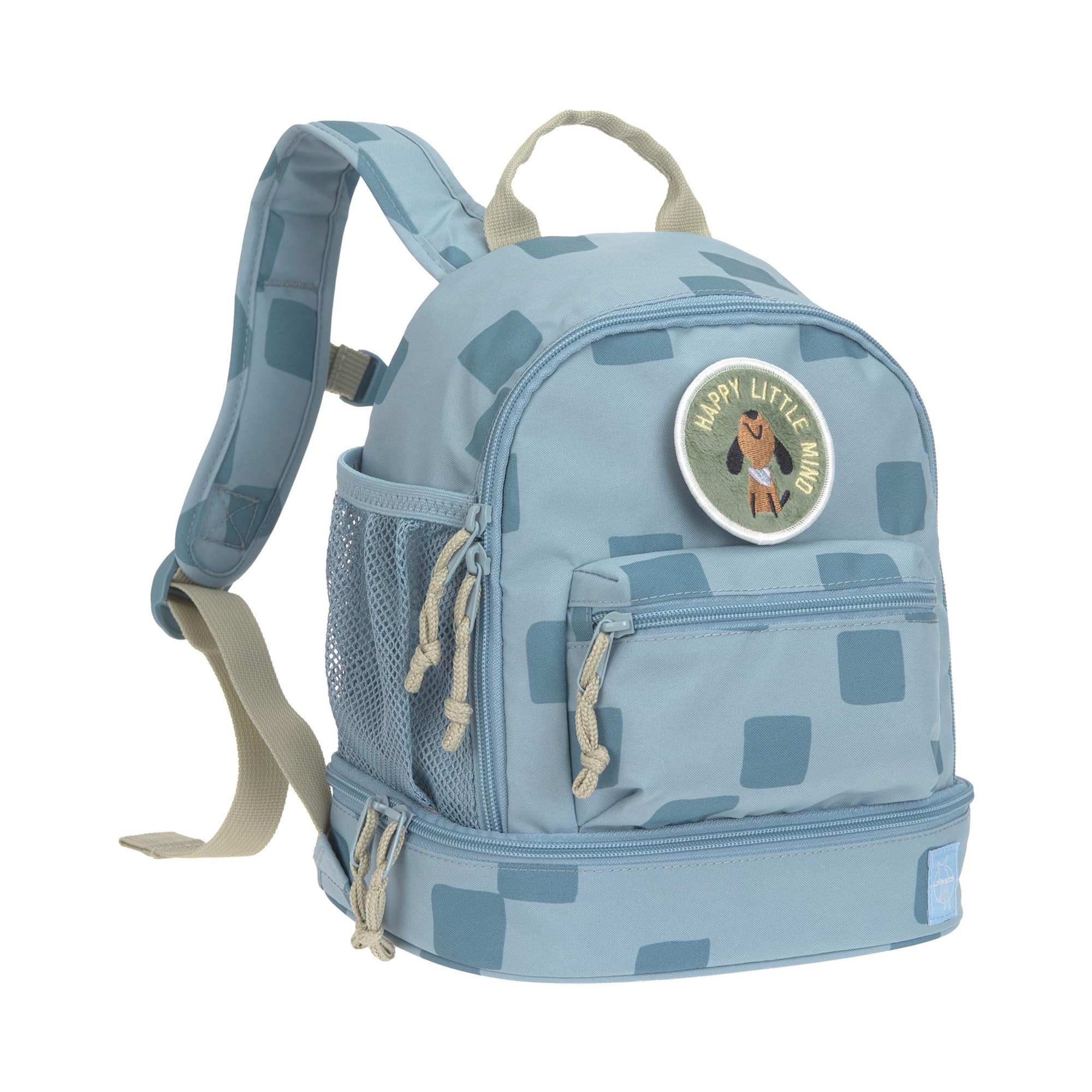 Kinderrucksäcke, LÄSSIG, Blau – Besonderheit: geräumiges Hauptfach