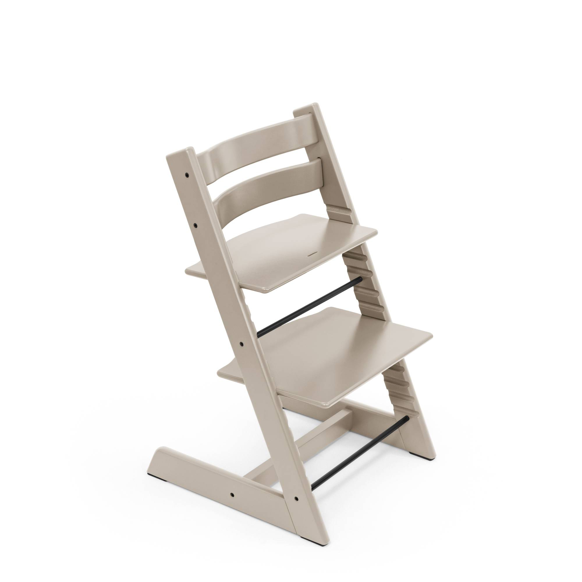 Treppenhochstühle, STOKKE, Grau – Besonderheit: aus europäischem Buchenholz
