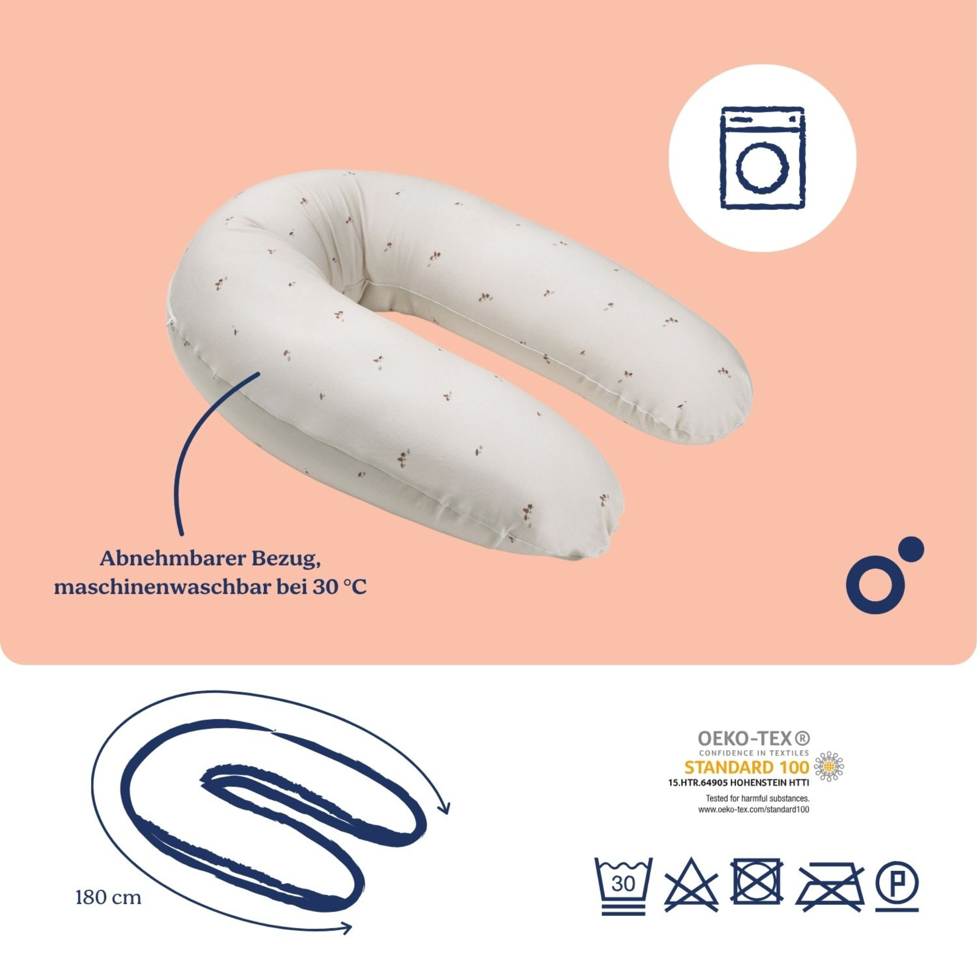 Stillkissen, doomoo, Braun – Produktansicht