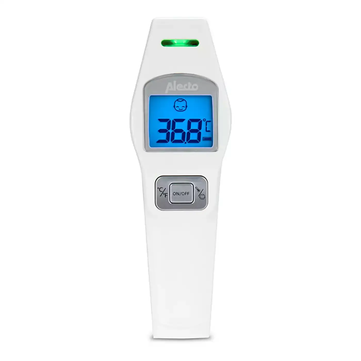 Infrarot Stirnthermometer Alecto baby Weiß 2000579712203 1