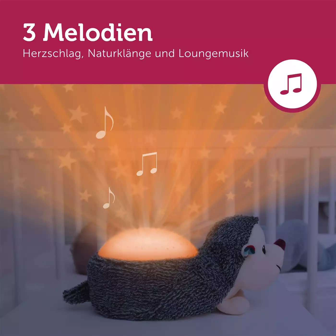 Nachtlichter, ZAZU, Grau – Produktansicht