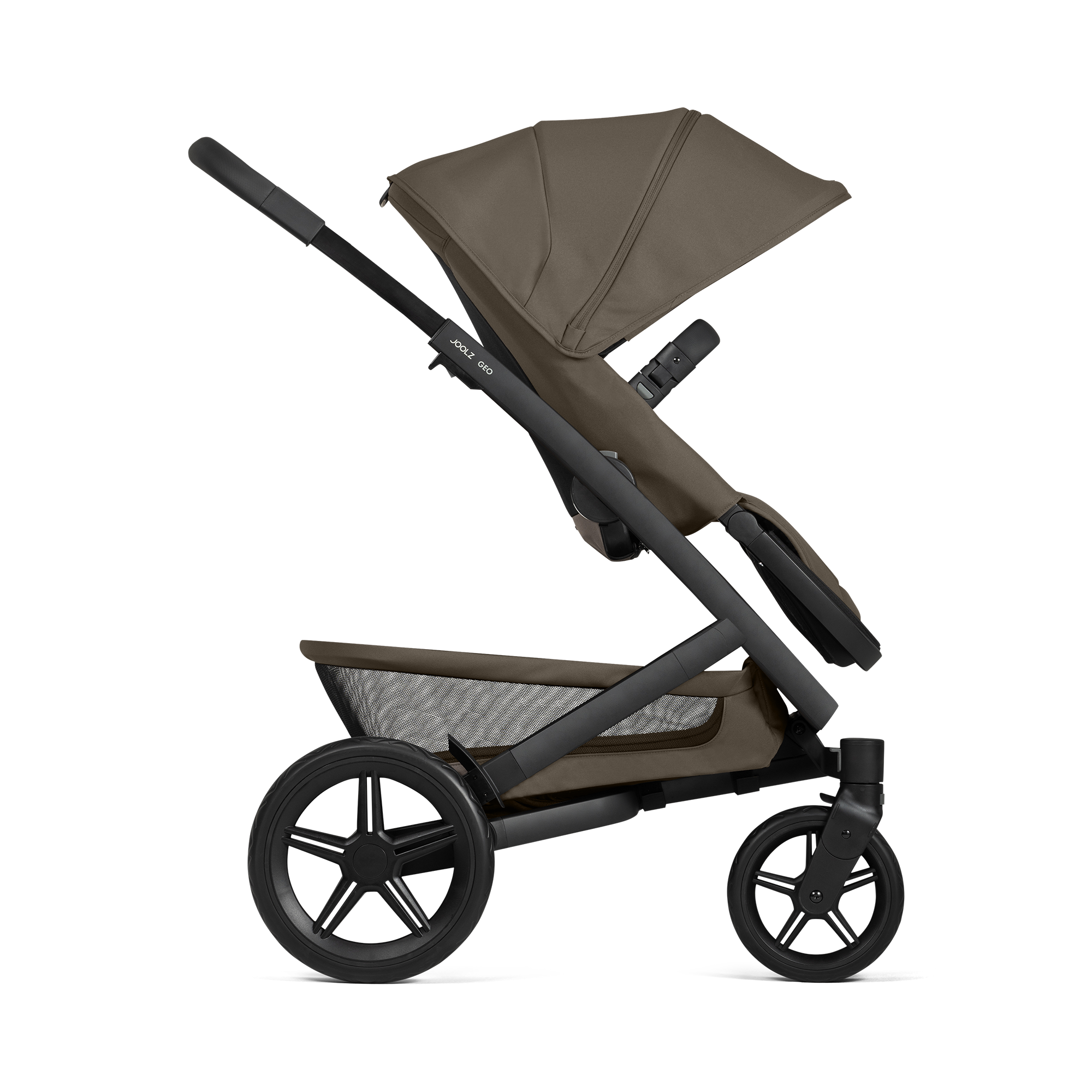 Kinderwagen grau, JOOLZ, Braun – Produktansicht