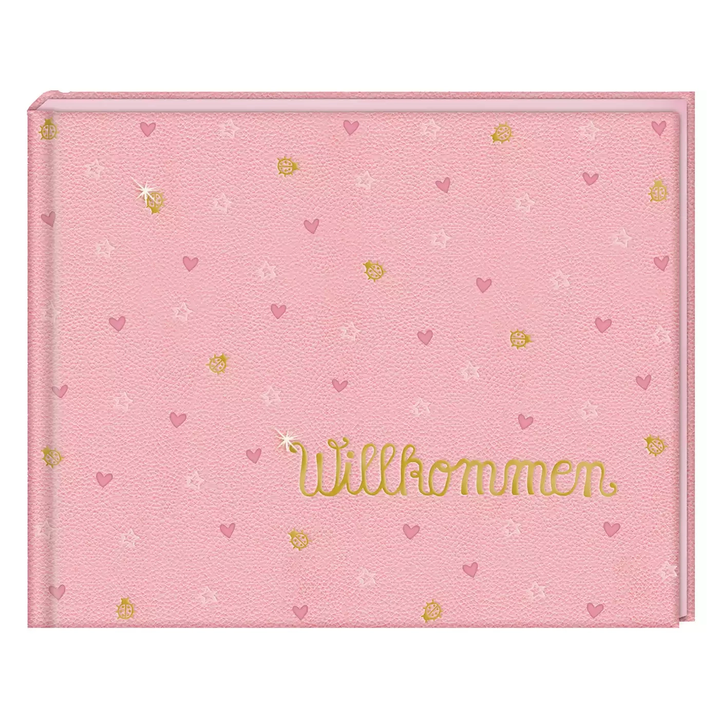Babyalbum Willkommen BabyGlück DIE SPIEGELBURG Pink Rosa 2000576399902 1