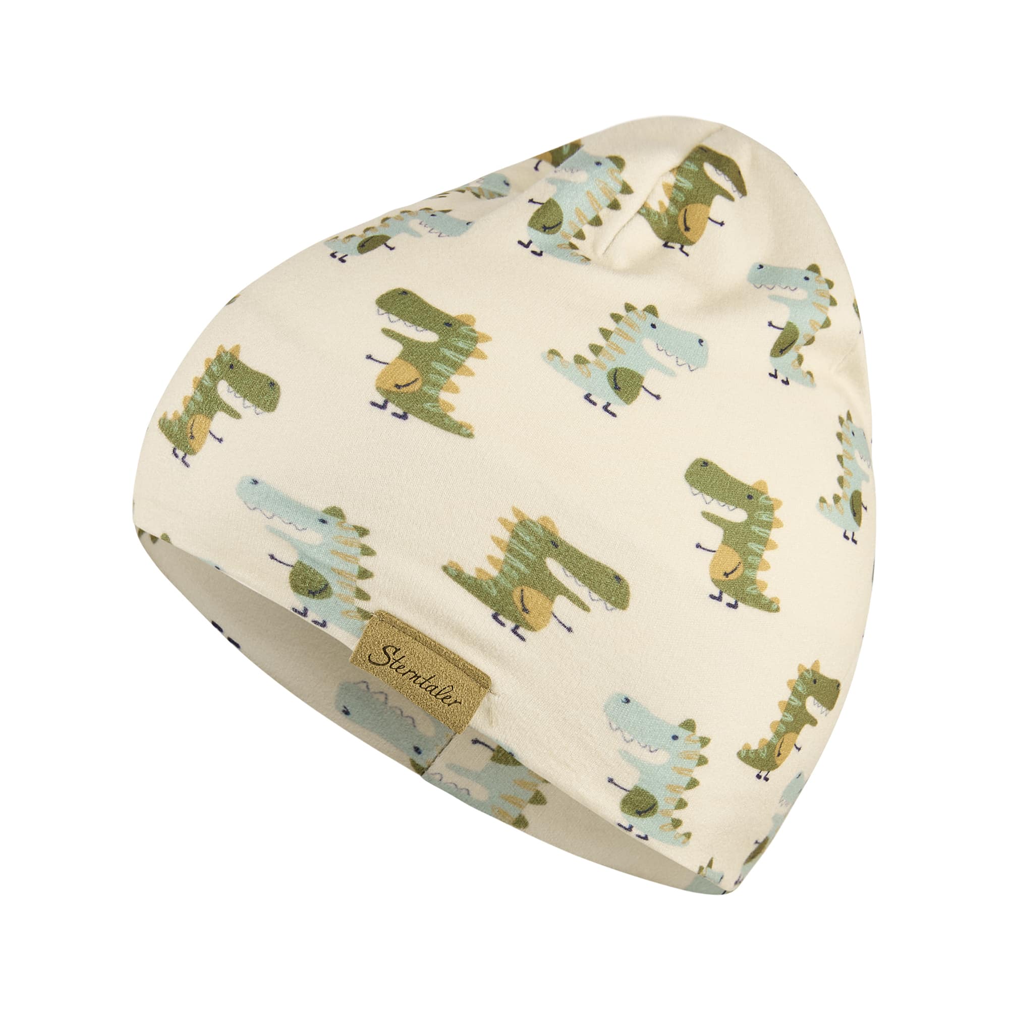 Beanie Mützen, Sterntaler, Beige – Besonderheit: mit 2 Tragevarianten: mit oder ohne Umschlag