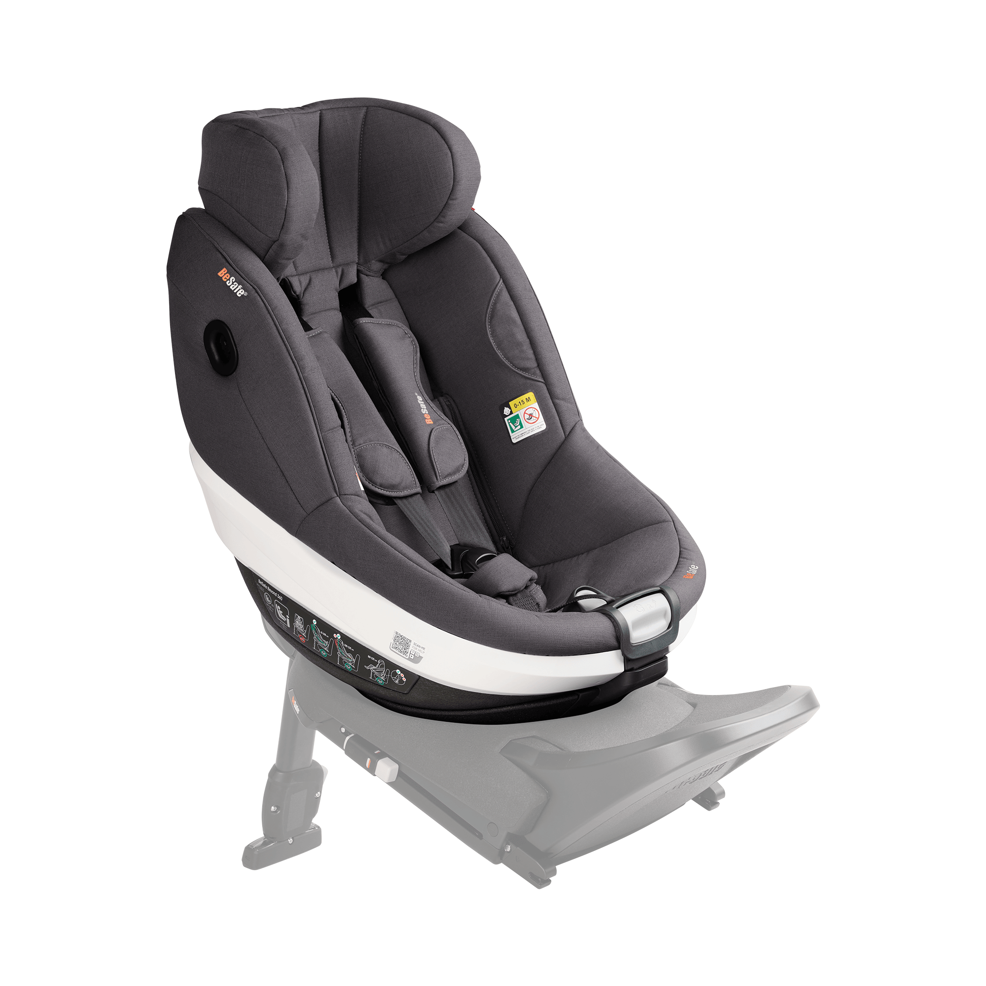 Kindersitze 9-18 kg, Gruppe 1, BeSafe, Grau – Produktansicht