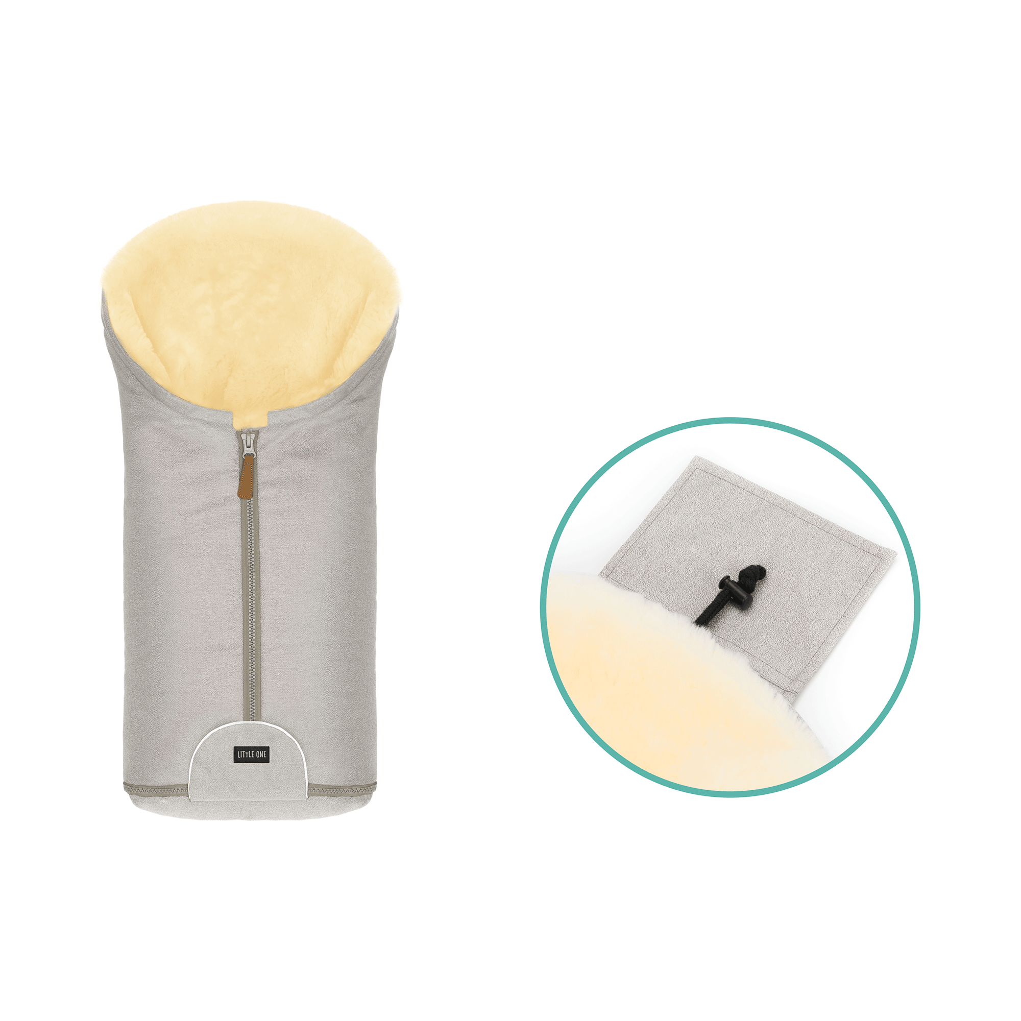 Fußsäcke, LITTLE ONE, Beige – Produktansicht