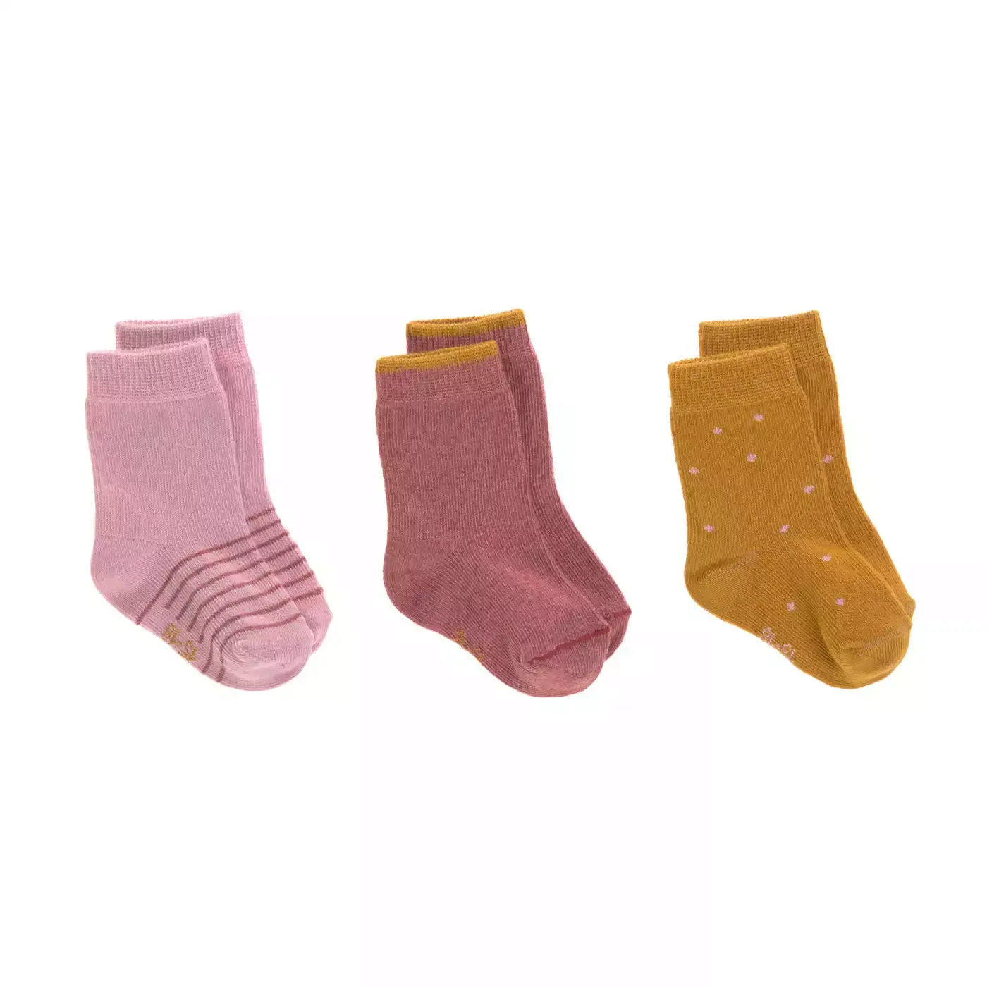 3er-Pack Socken LÄSSIG Pink Rosa M2000578429607 1