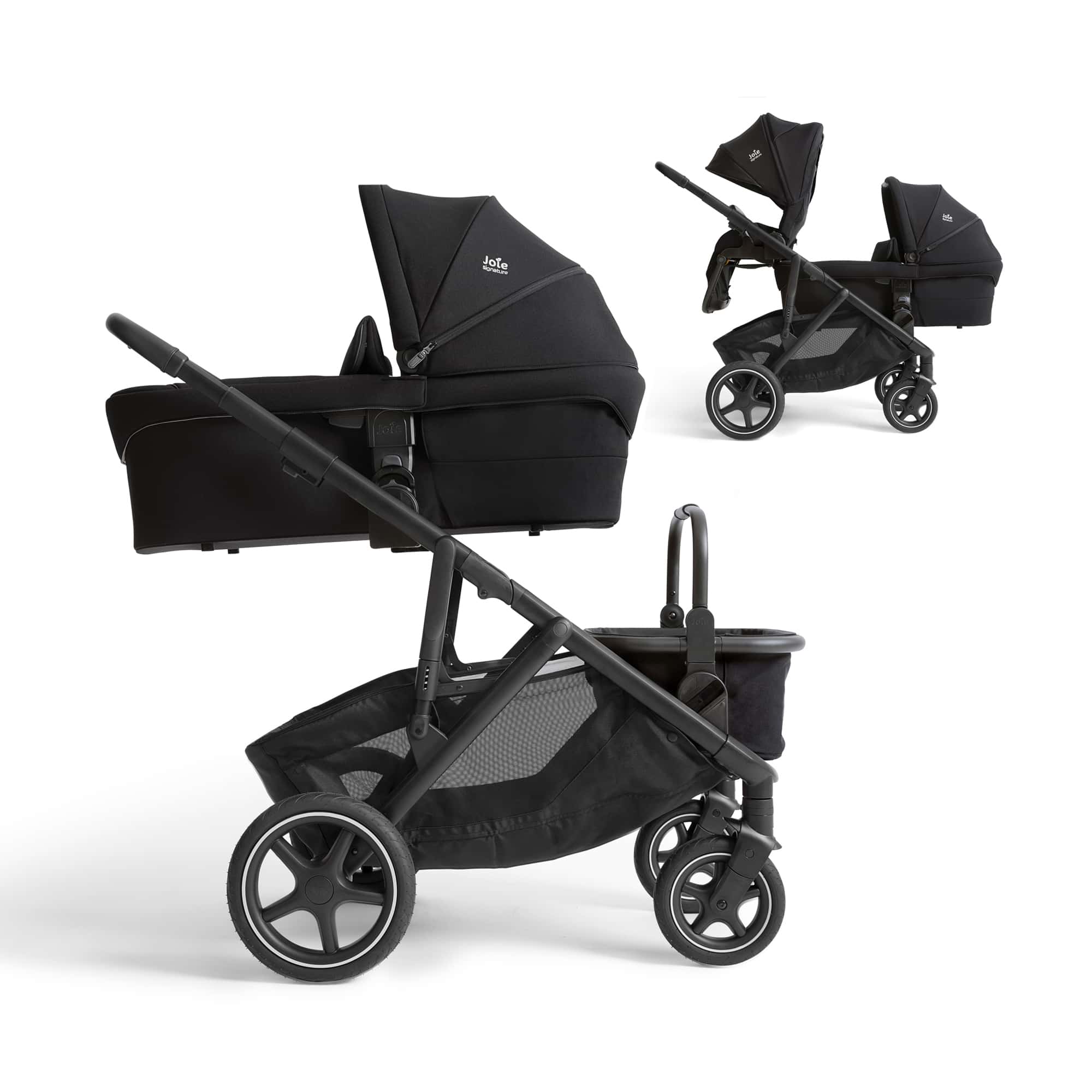Kombi-Kinderwagen, Joie signature, Schwarz – Produktansicht