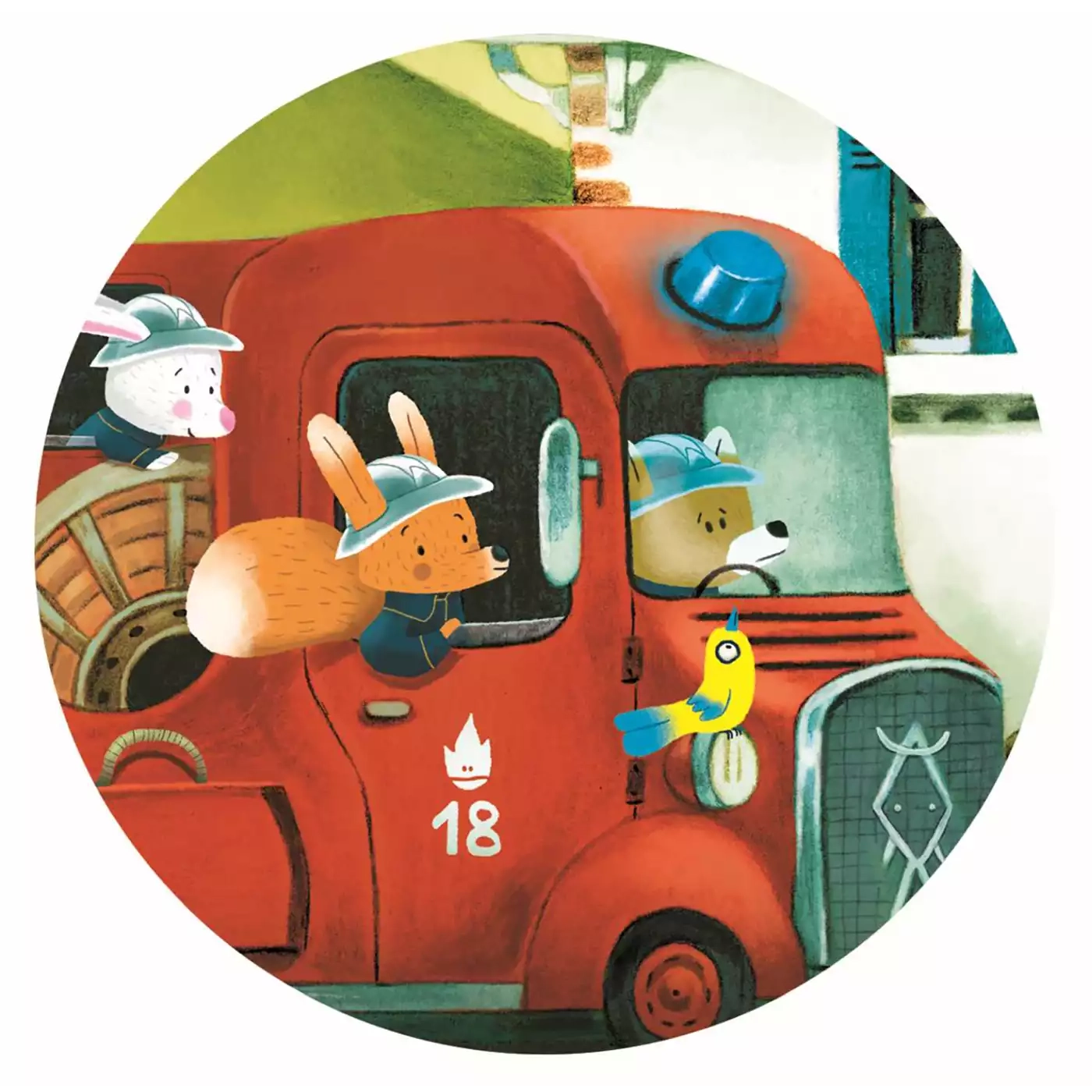 Puzzle, DJECO, Mehrfarbig – Produktansicht