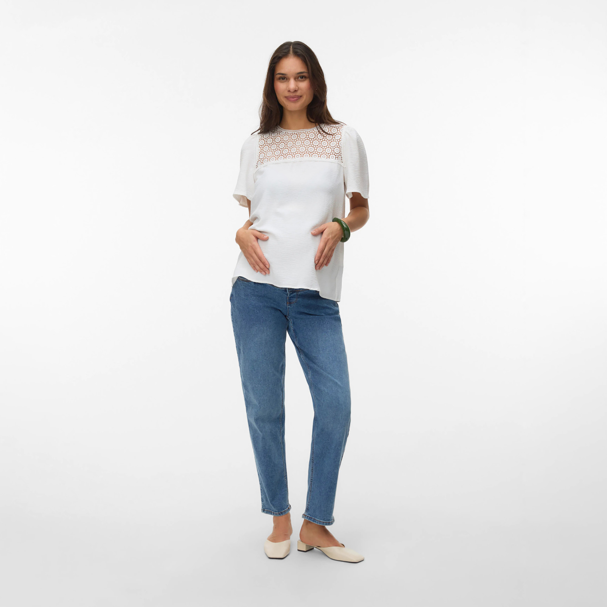 Umstandshosen, Mamalicious, Blau – Produktansicht