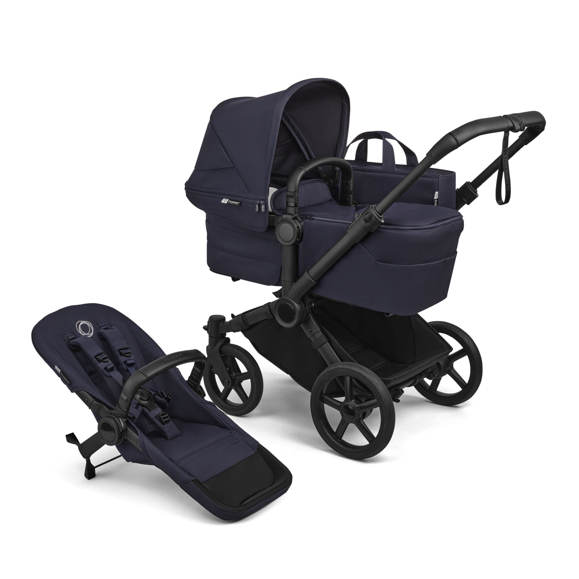 Kombi-Kinderwagen, bugaboo, Blau – Produktansicht