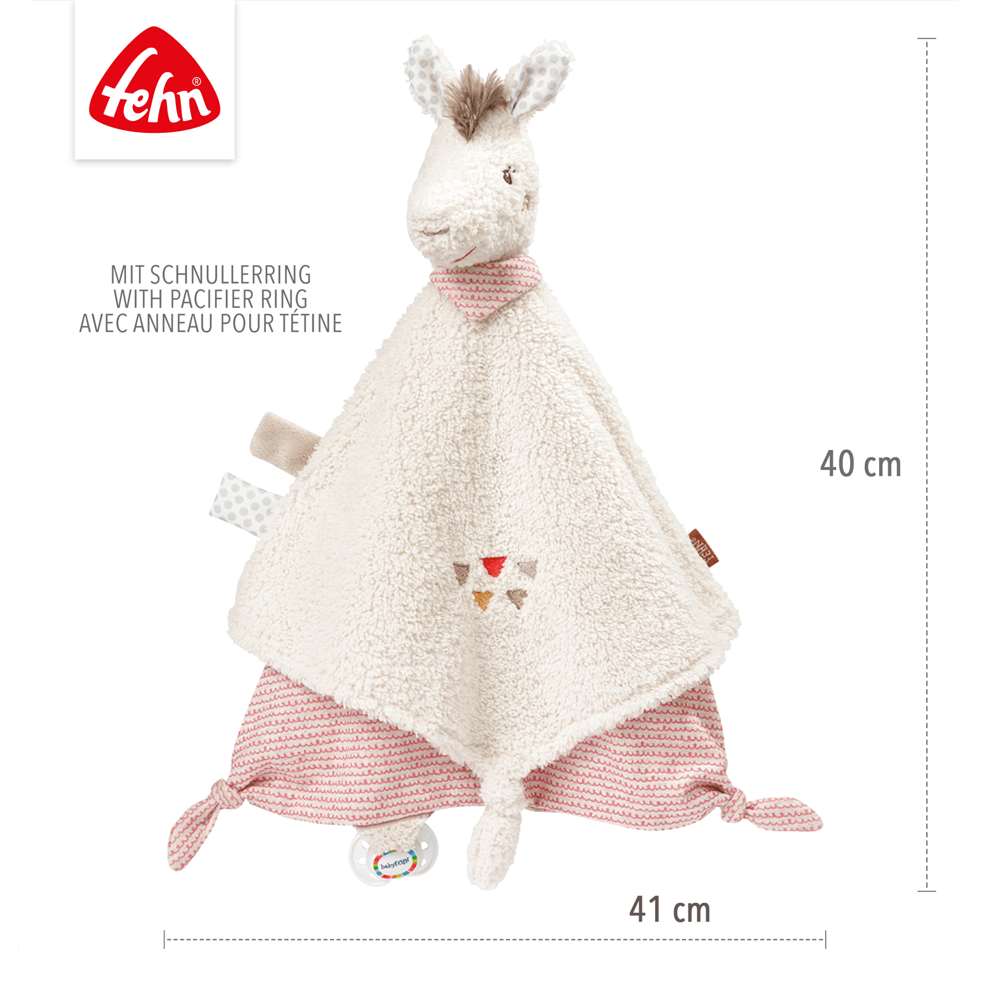 Schmusetücher, fehn, Beige – Produktansicht