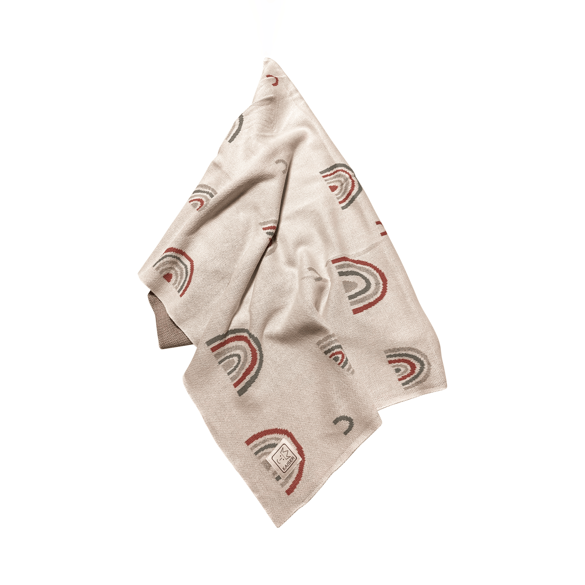 Strickdecken, KAISER, Beige – Produktansicht