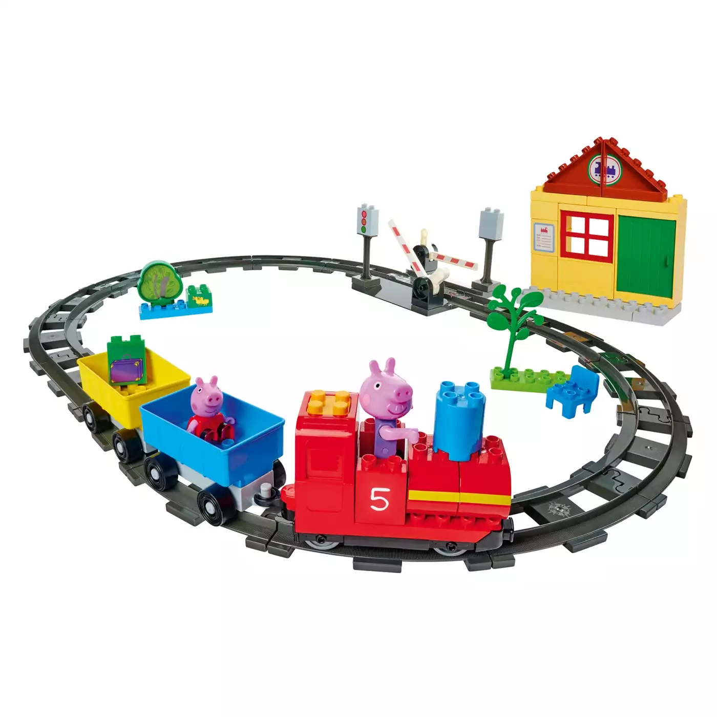 BIG-Bloxx Peppa Pig Train Fun BIG 2000581260204 3