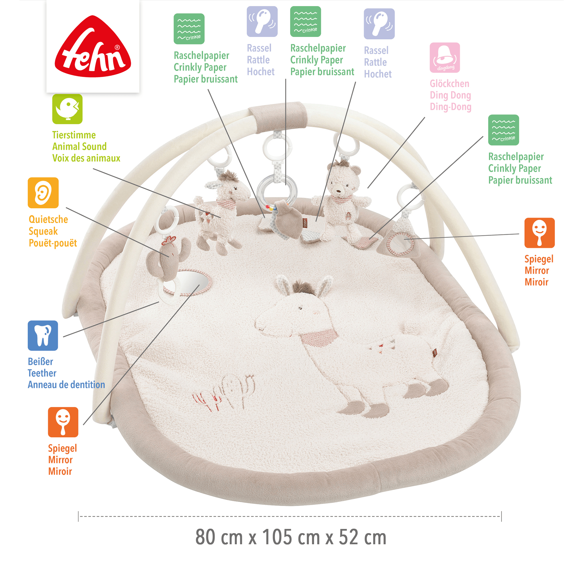 Spielbögen, fehn, Beige – Produktansicht
