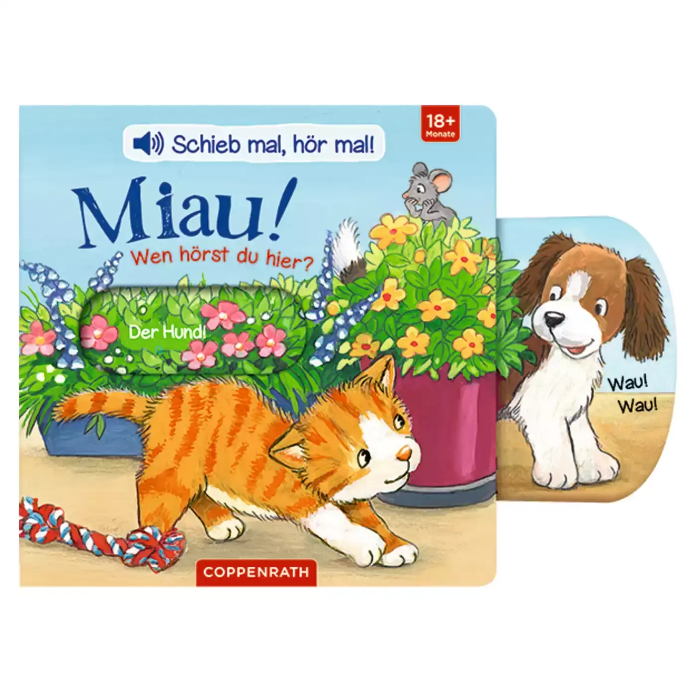 Schieb mal, hör mal!: Miau! Wen hörst du hier? COPPENRATH 2000577834808 1