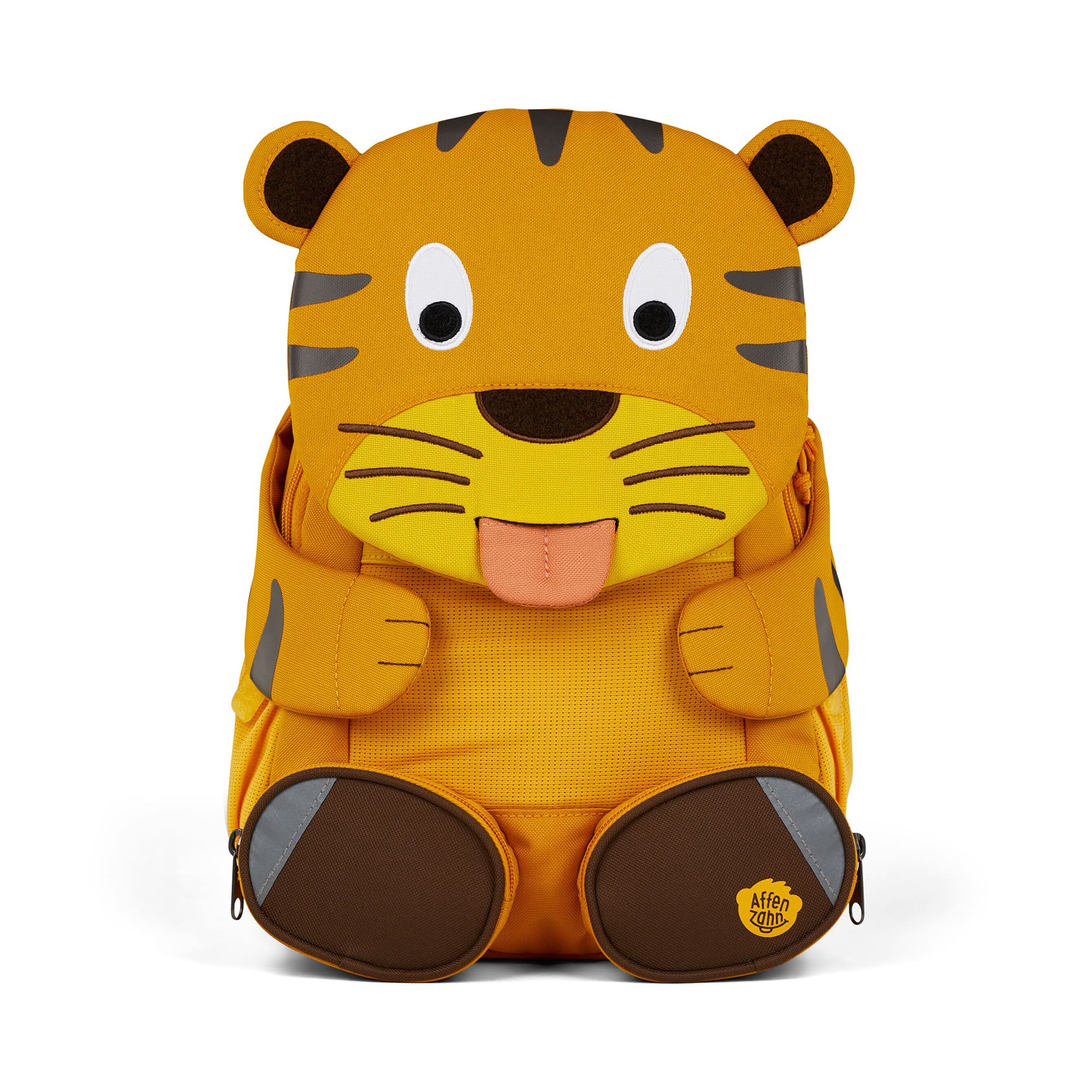 Kinderrucksäcke, Affenzahn, Gelb – Besonderheit: höhen- und weitenverstellbarer Brustgurt für eine ideale Anpassung an den Körper