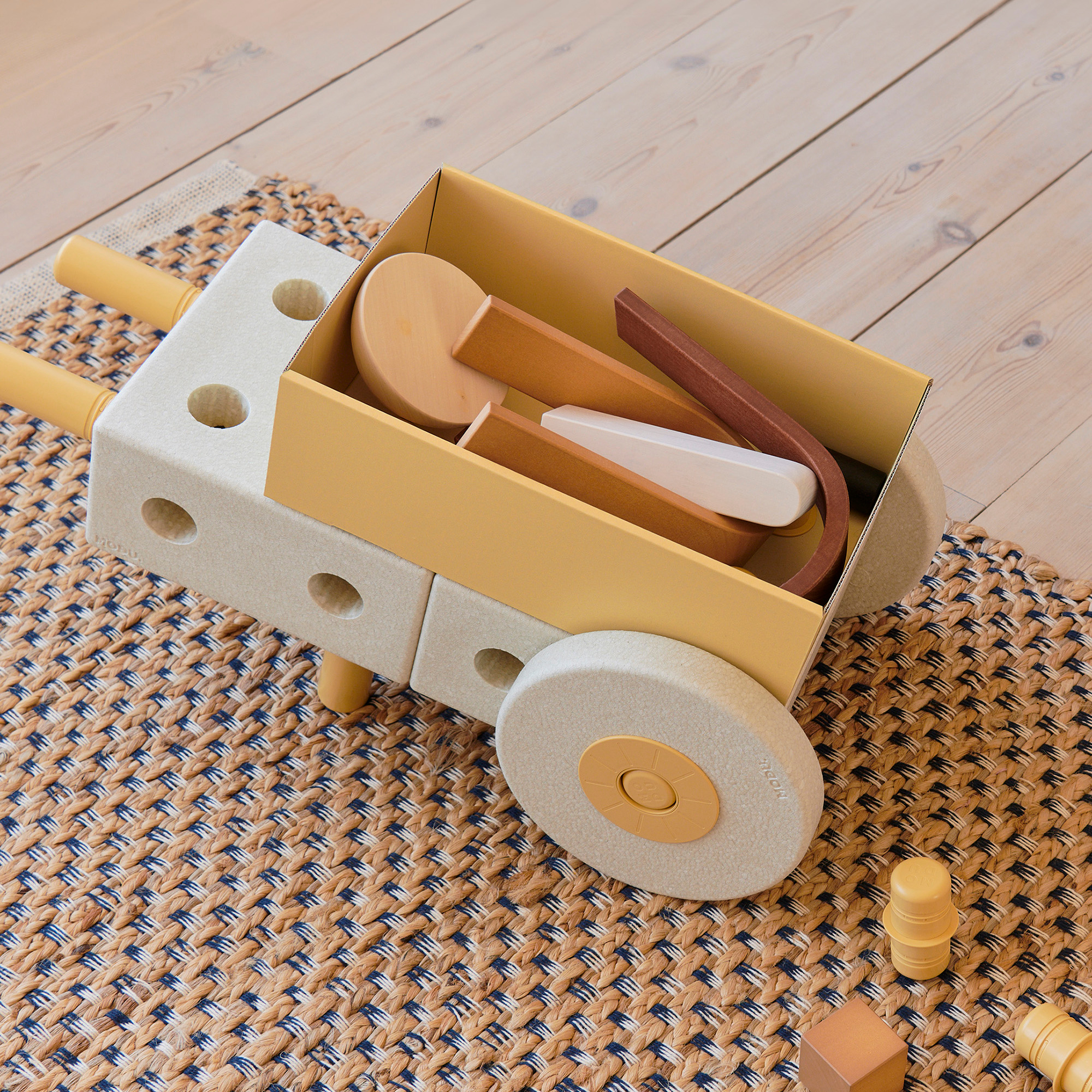 Schaumstoff Bausteine, MODU, Beige – Produktansicht