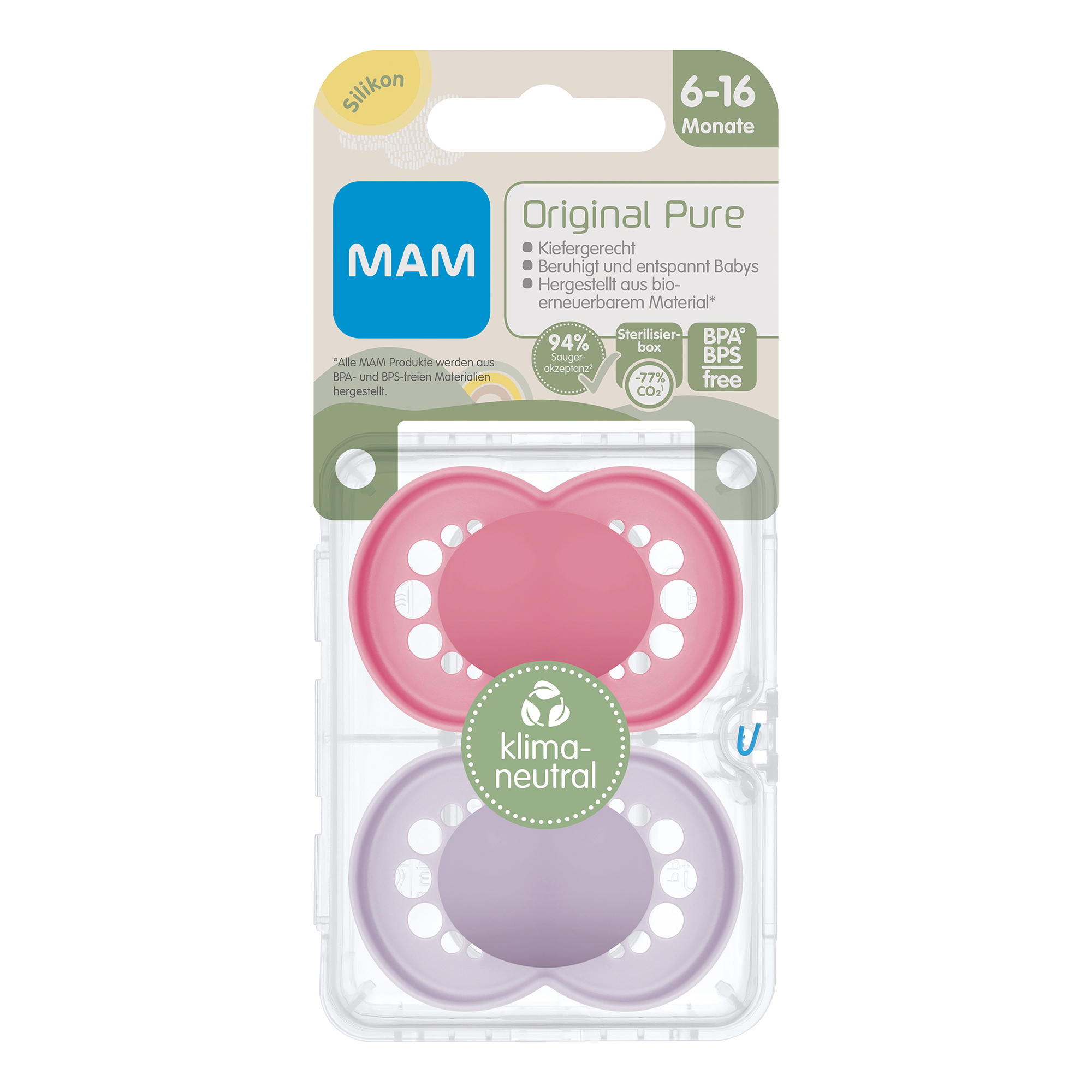 Schnuller, MAM, Pink – Produktansicht