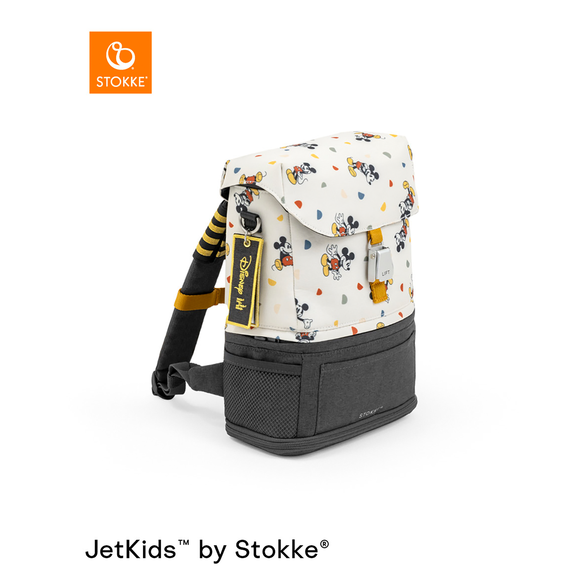 JetKids™ Crew Backpack Mickey Celebration STOKKE Beige 2000585255701 1