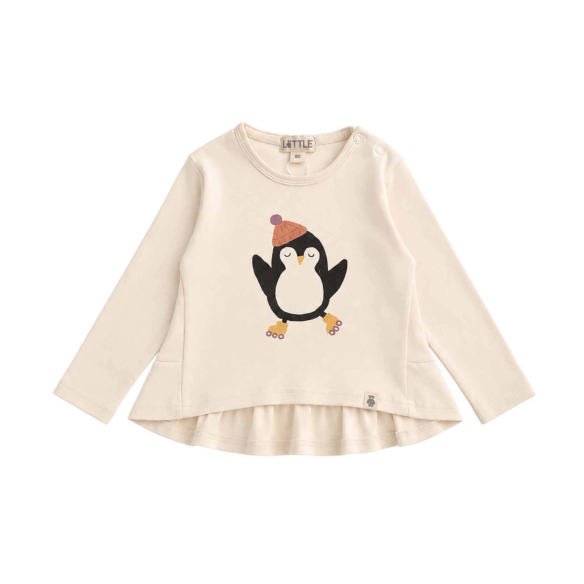 Langarmshirts, LITTLE, Weiß – Produktansicht