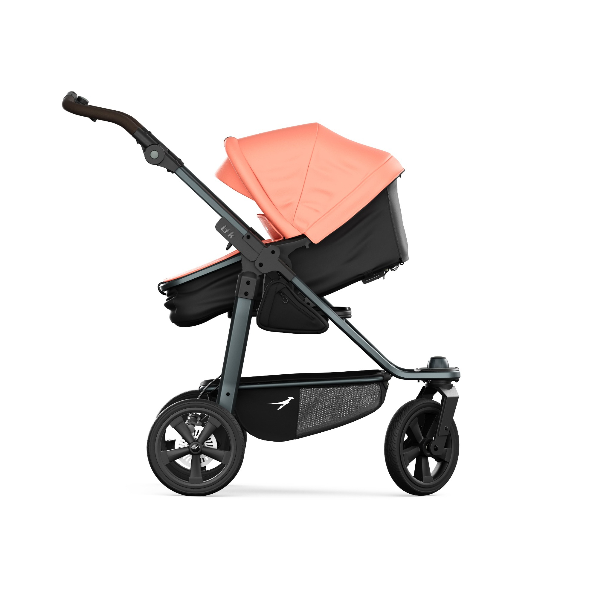 Kombi-Kinderwagen, tfk, Orange – Produktansicht